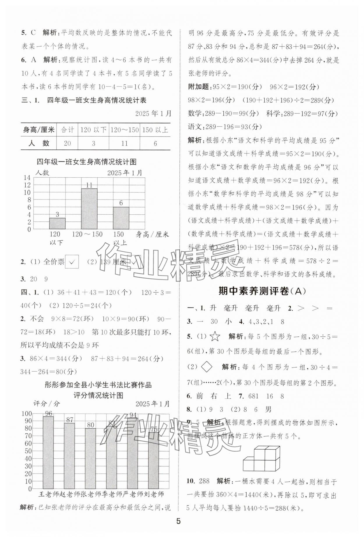 2025年通城學(xué)典全程測(cè)評(píng)卷四年級(jí)數(shù)學(xué)上冊(cè)蘇教版江蘇專版 第5頁(yè)