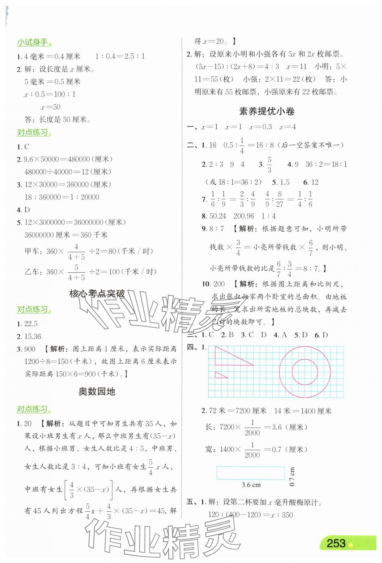2025年亮點給力課堂筆記六年級數學下冊蘇教版 第9頁