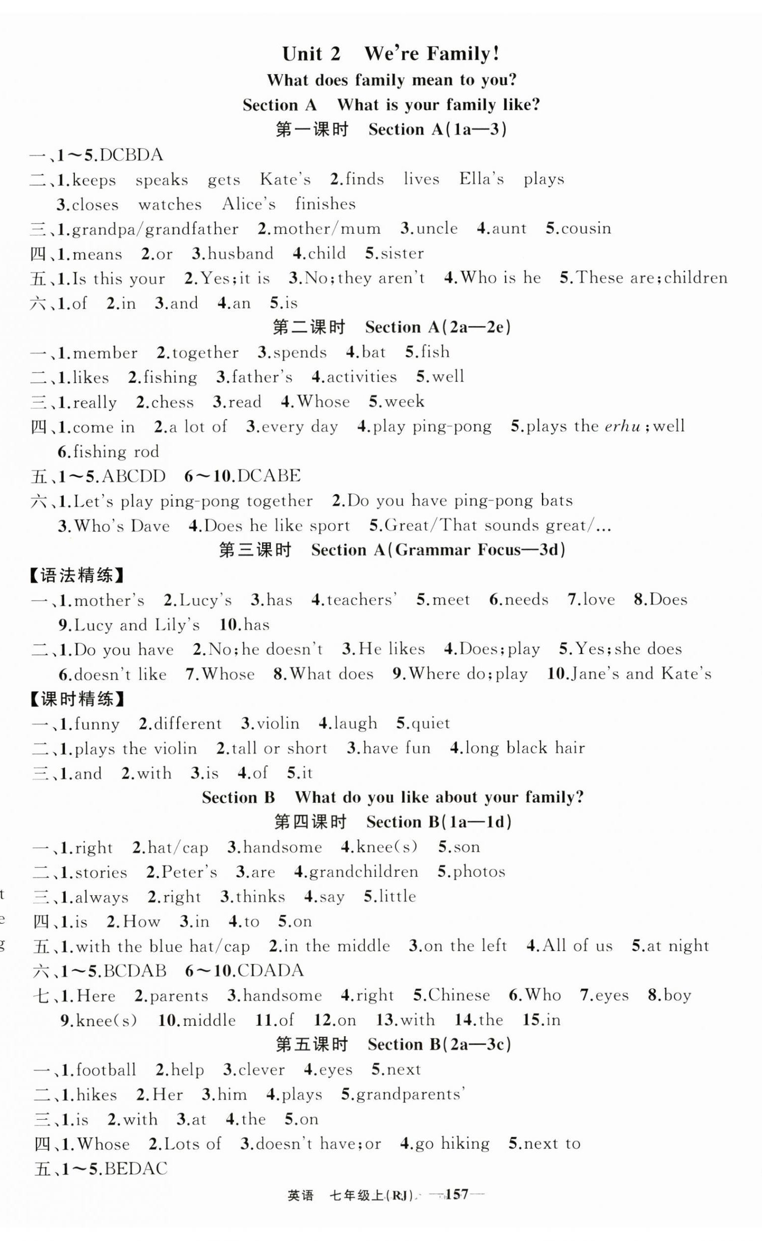 2024年四清導(dǎo)航七年級(jí)英語(yǔ)上冊(cè)人教版河南專版 第5頁(yè)