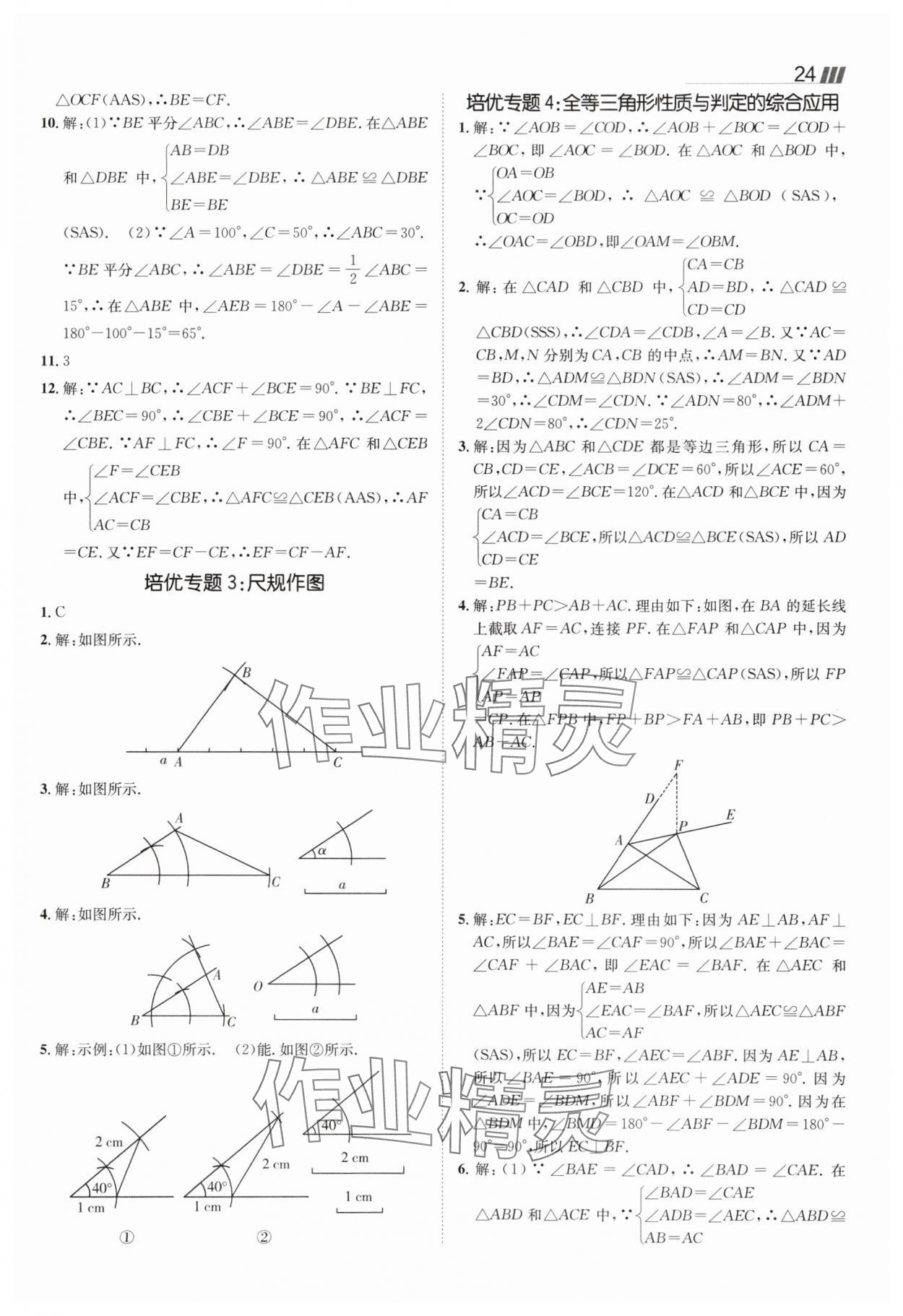 2025年同行學(xué)案七年級(jí)數(shù)學(xué)上冊(cè)魯教版五四制 參考答案第6頁