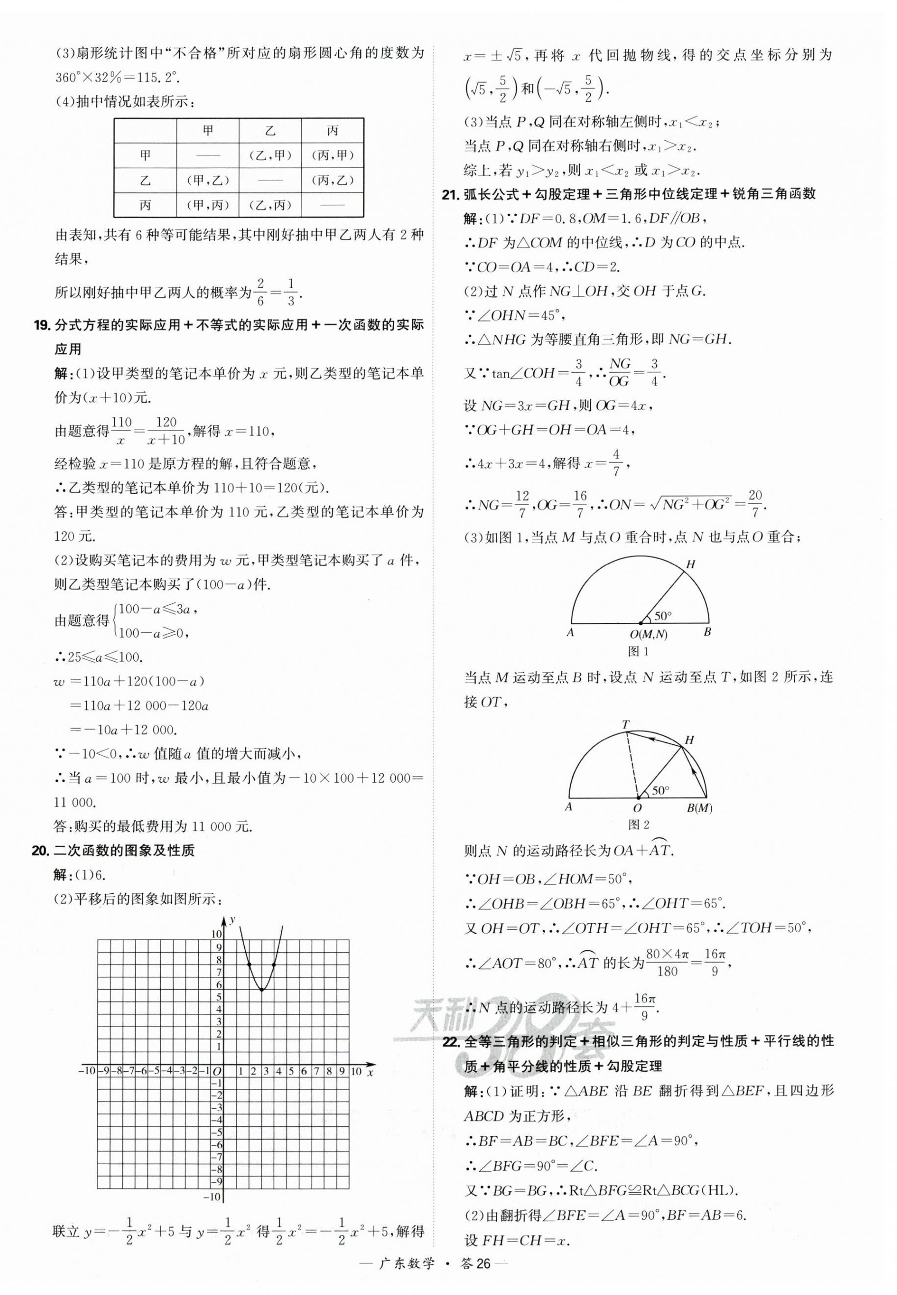 2025年天利38套中考試題精選數(shù)學(xué)廣東專版 第26頁(yè)