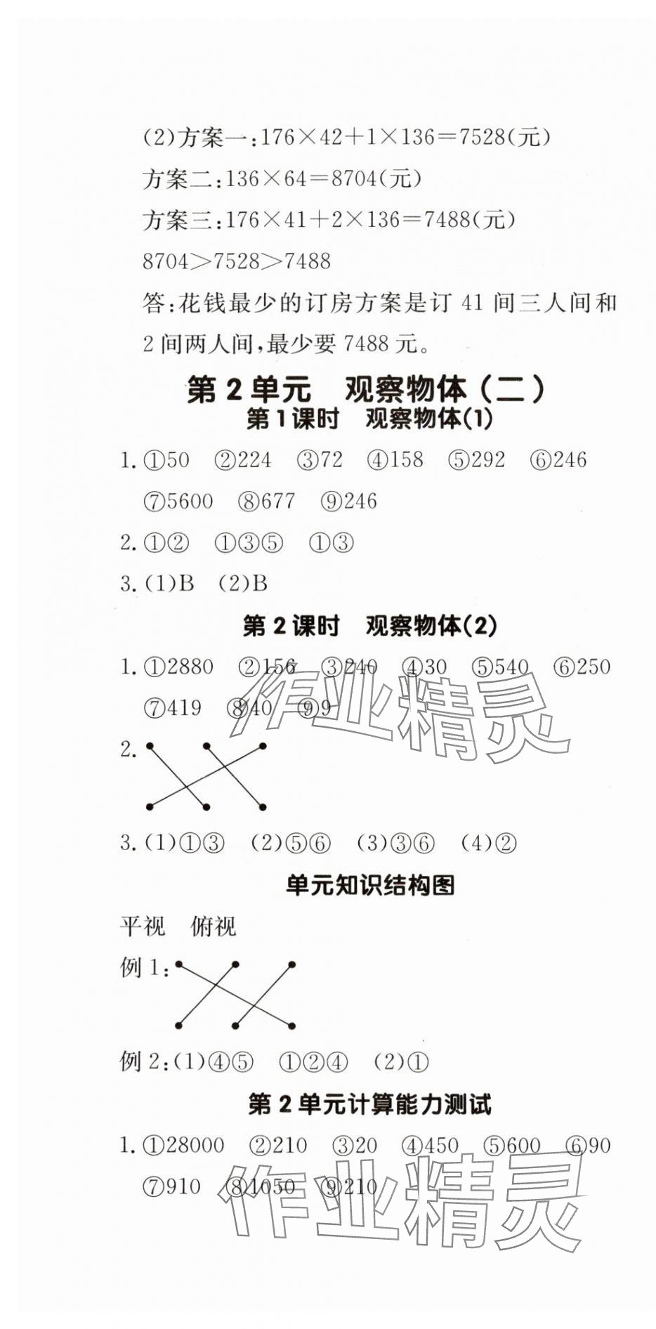 2025年本真图书计算小达人四年级数学下册人教版 第4页