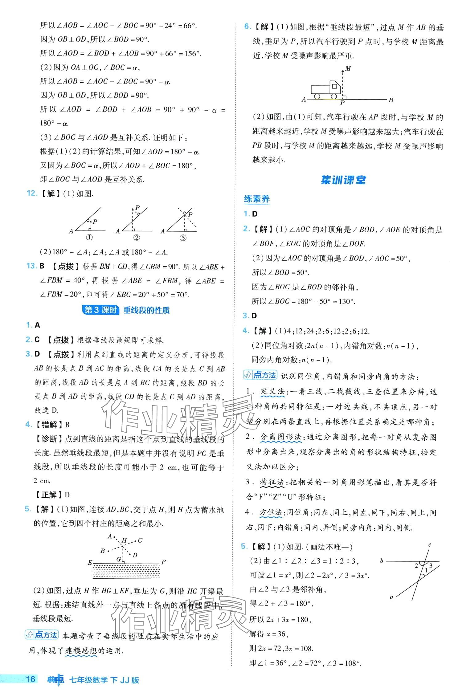 2024年綜合應(yīng)用創(chuàng)新題典中點七年級數(shù)學(xué)下冊冀教版 第16頁