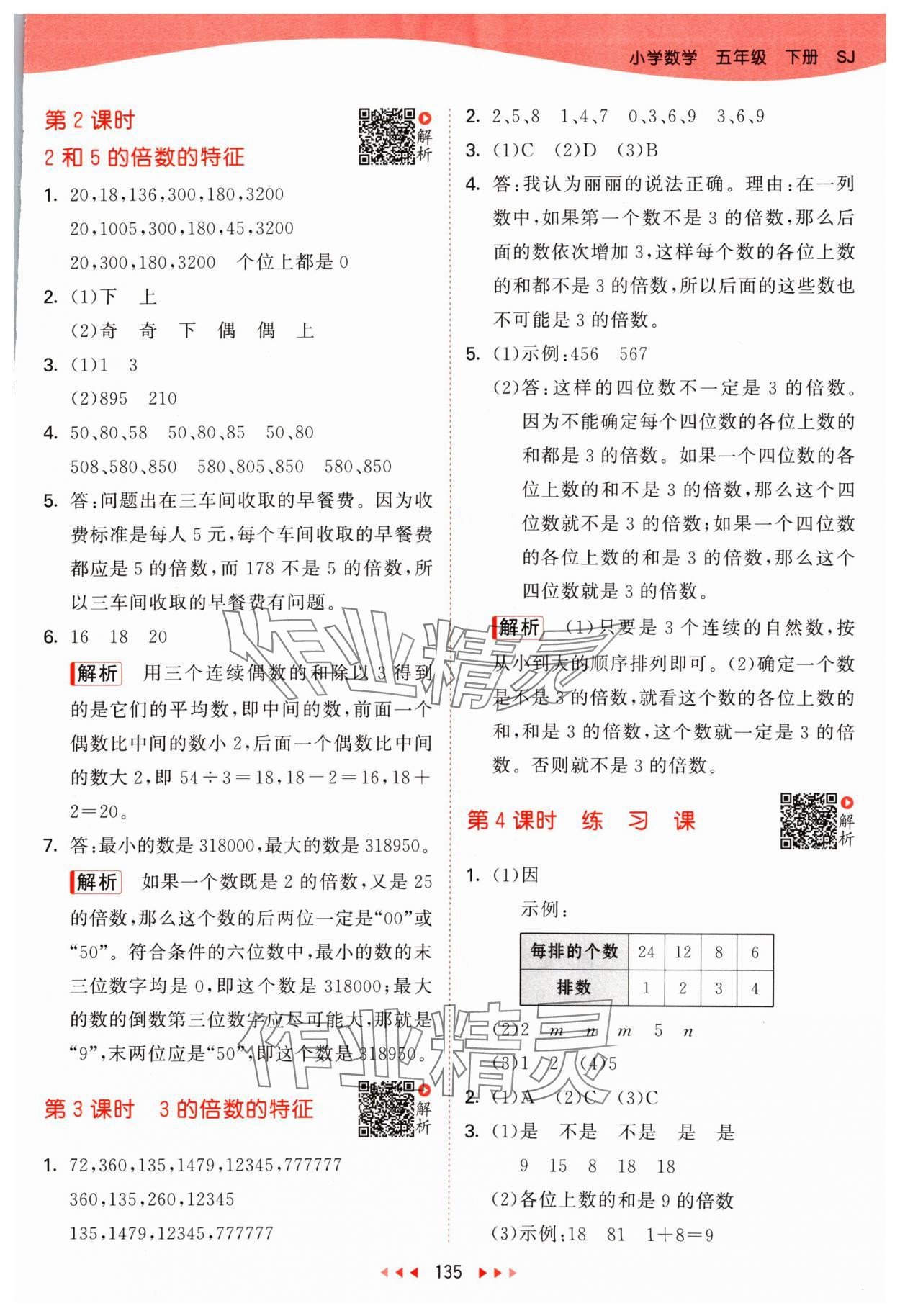 2024年53天天練五年級(jí)數(shù)學(xué)下冊(cè)蘇教版 第11頁(yè)