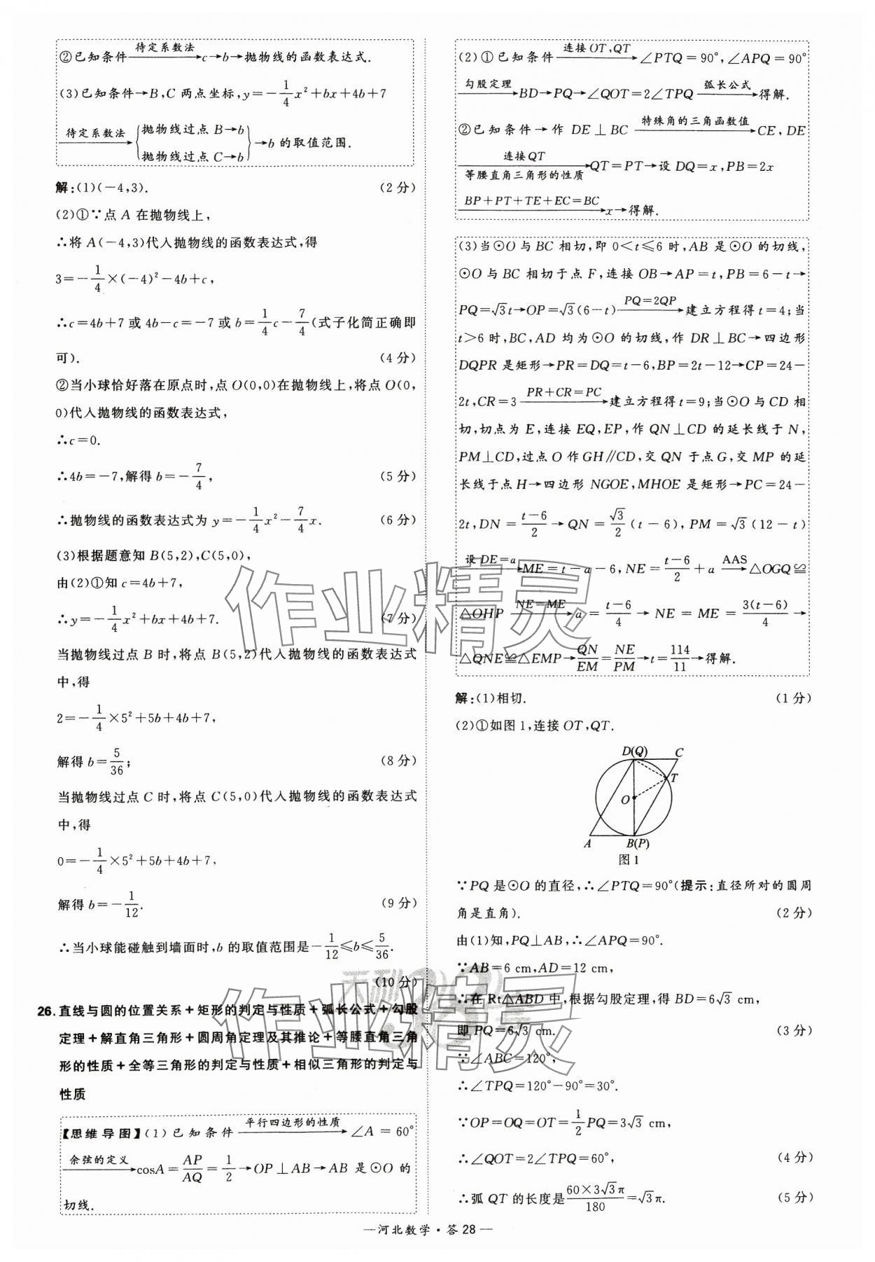 2024年天利38套中考試題精選數(shù)學(xué)河北專版 參考答案第28頁(yè)