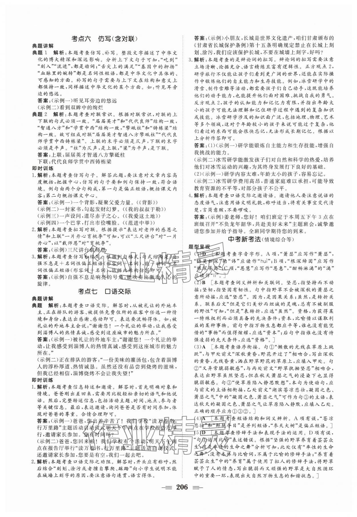2025年初中總復習山東教育出版社語文 第2頁