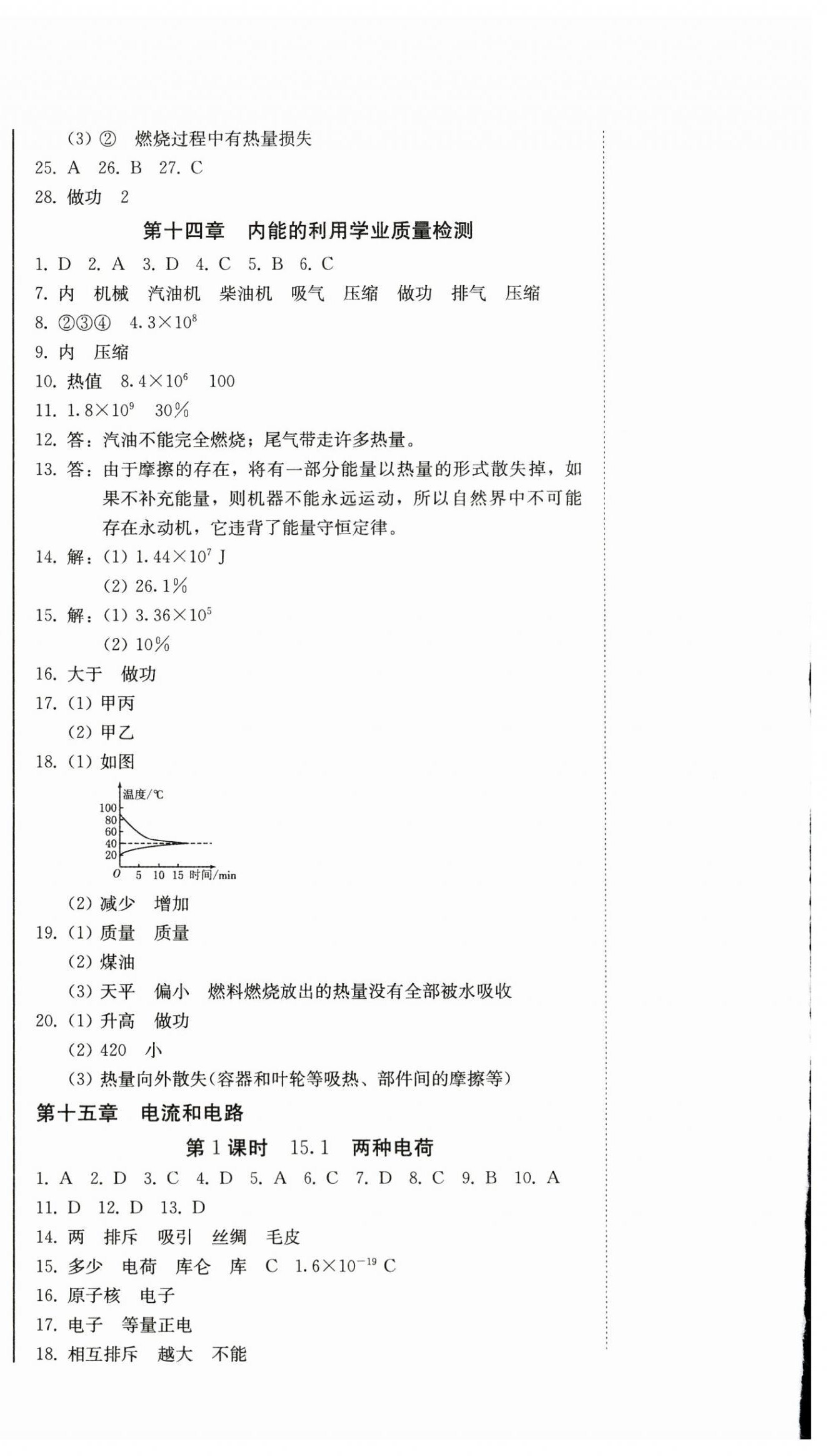 2025年初中学业质量检测九年级物理全一册人教版&nbsp;第6页