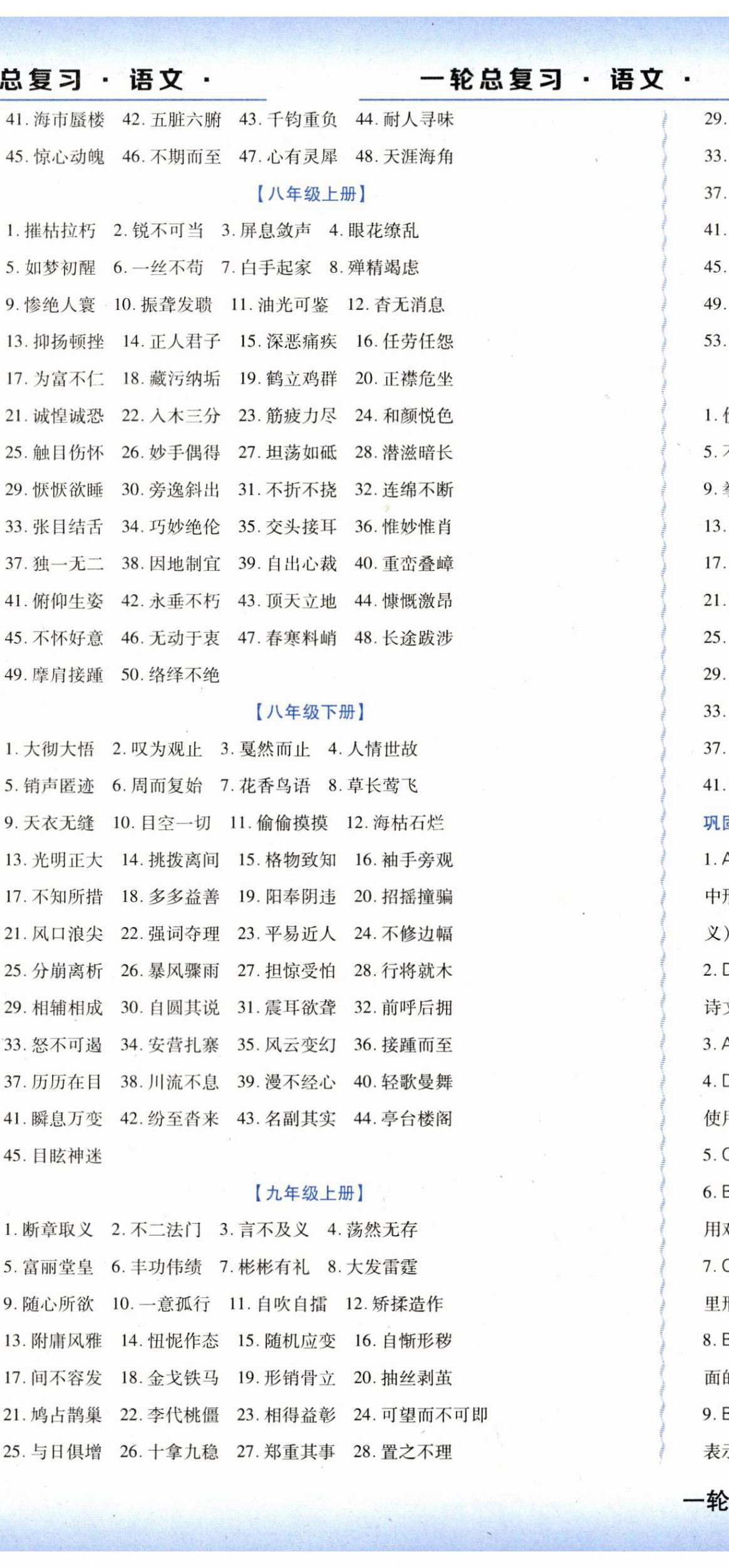 2024年中考加分一輪總復習語文 第14頁