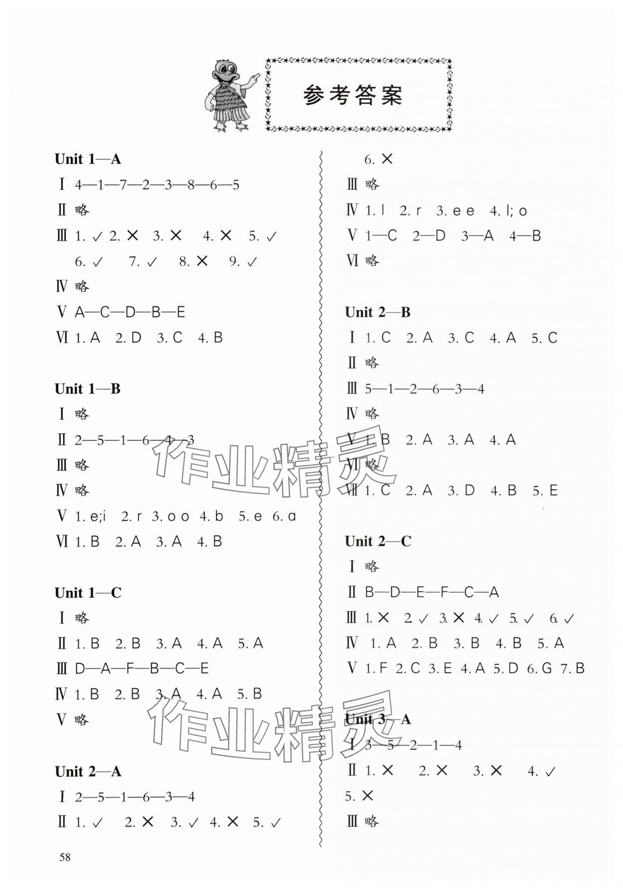 2023年小學(xué)英語課堂練習(xí)三年級上冊人教版合肥工業(yè)大學(xué)出版社 第1頁