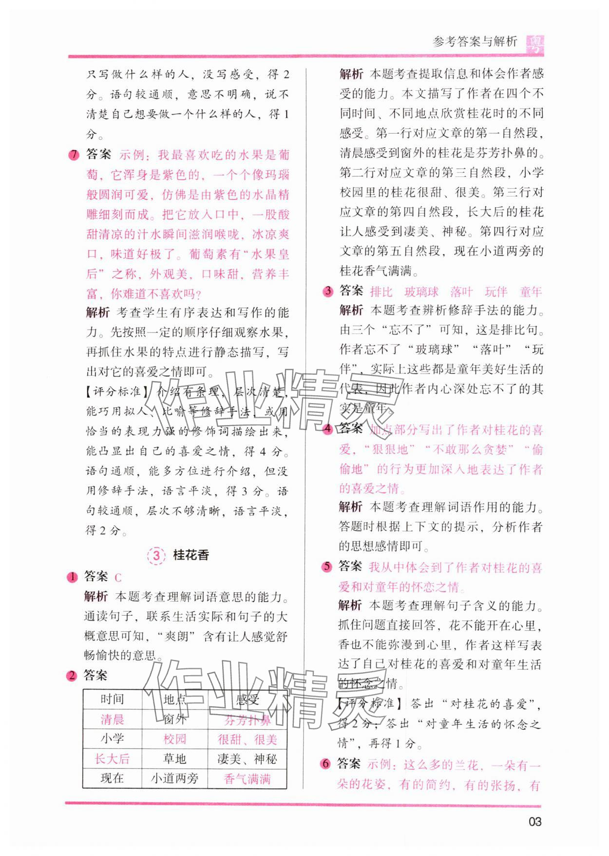 2024年木頭馬閱讀力測評小學語文五年級人教版培優(yōu)篇A版廣東專版 第3頁