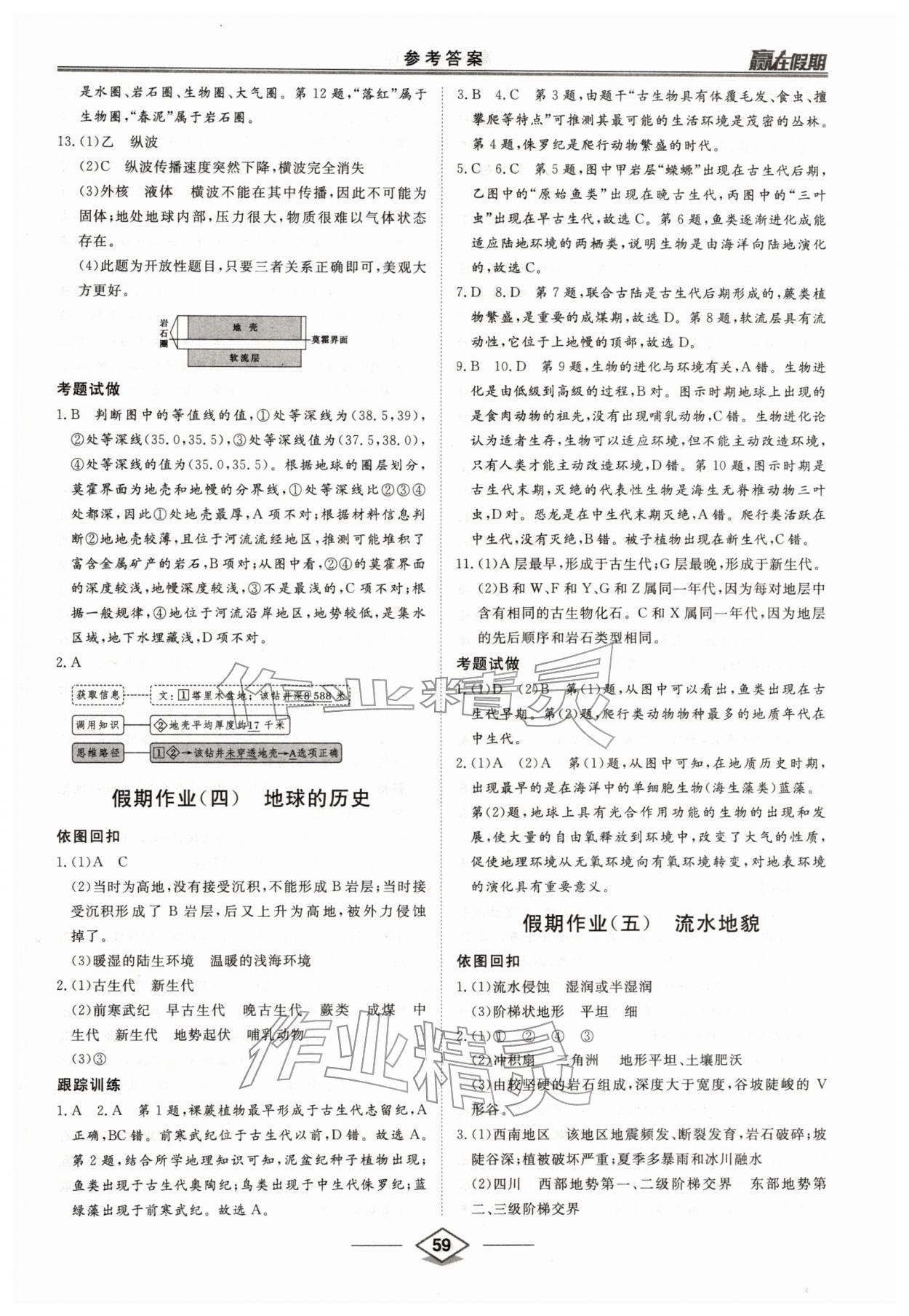 2026年赢在假期沈阳出版社高一地理湘教版&nbsp;第3页