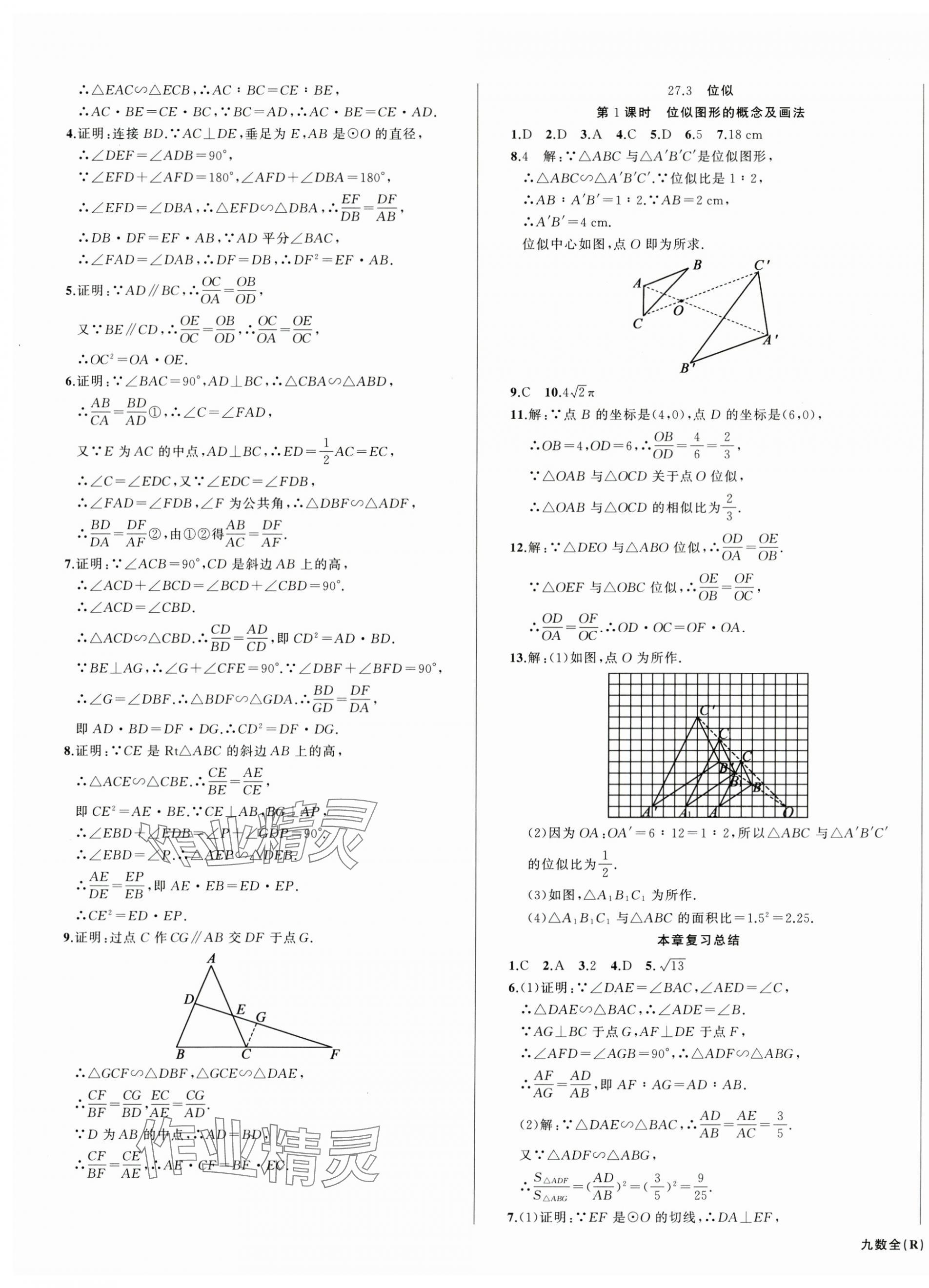 2024年名師面對面滿分特訓方案九年級數(shù)學全一冊人教版臺州專版 第17頁