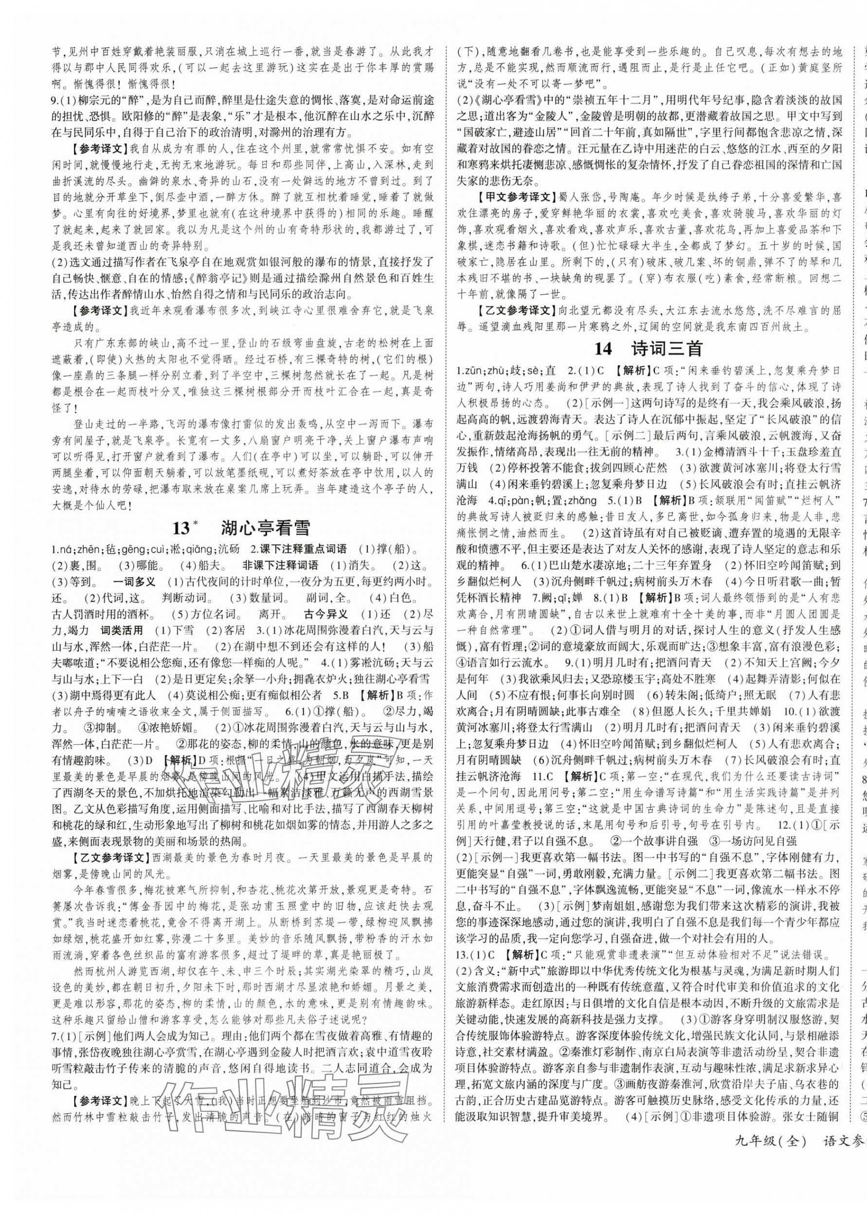 2025年巅峰对决九年级语文上下人教版&nbsp;第5页