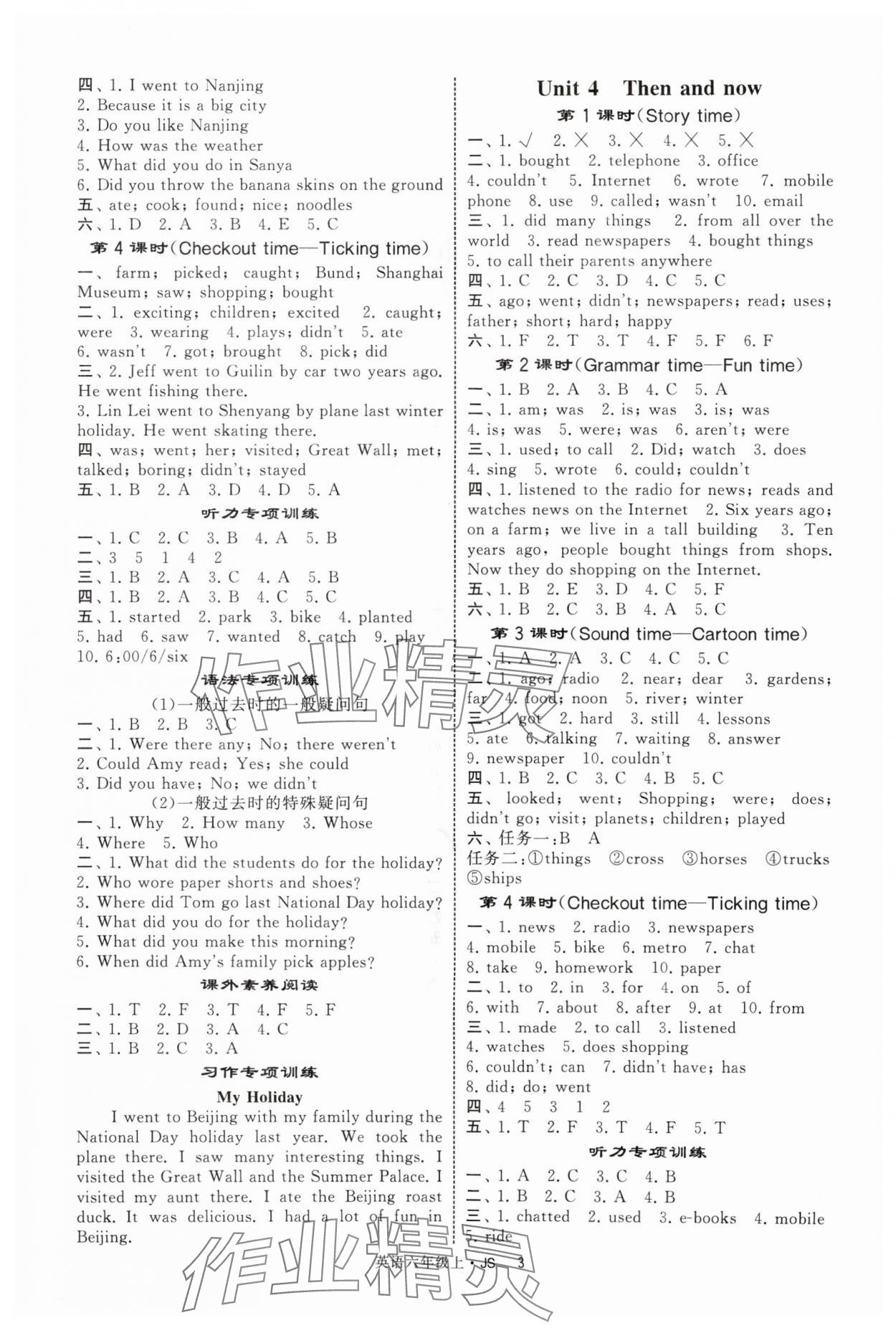 2025年經(jīng)綸學(xué)典提高班六年級(jí)英語上冊譯林版 第3頁