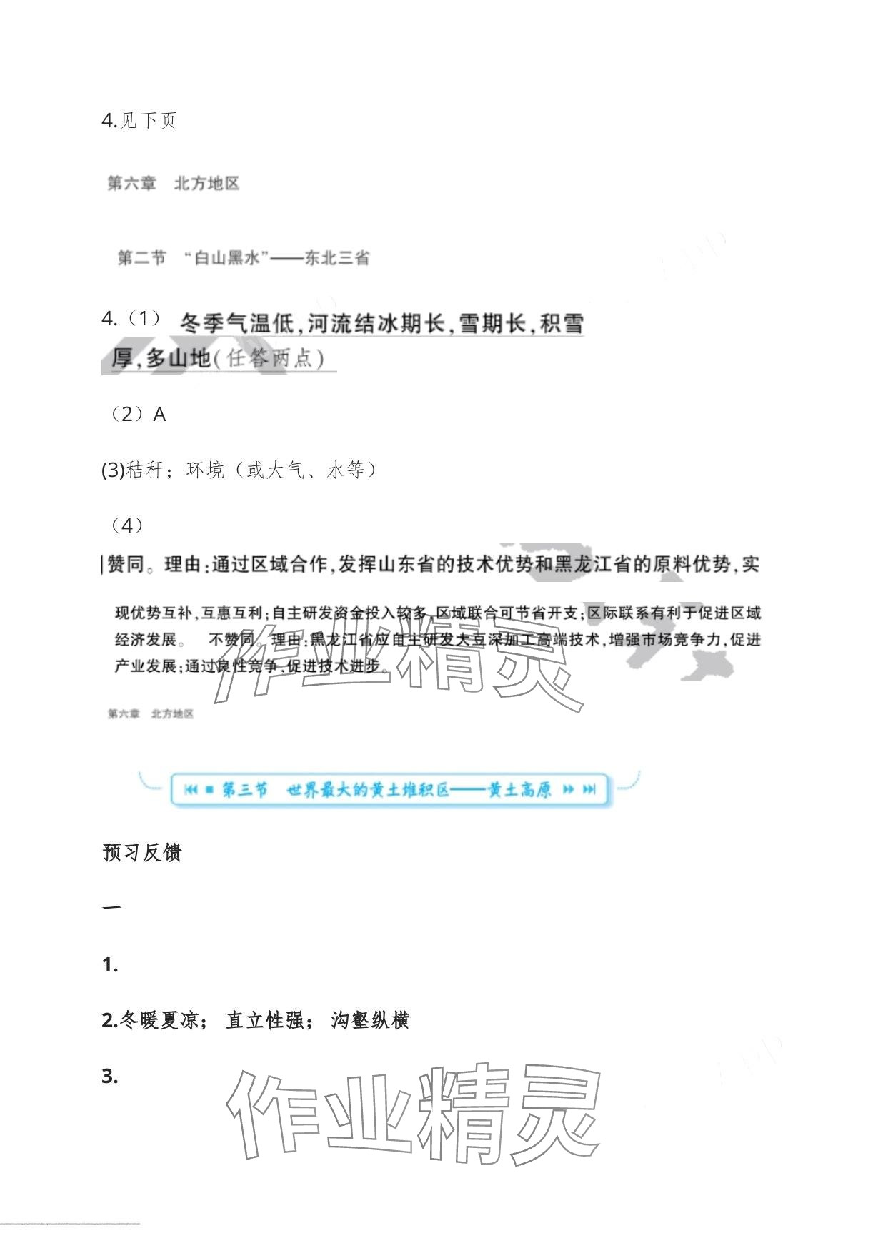 2024年基礎(chǔ)訓(xùn)練大象出版社八年級(jí)地理下冊(cè)人教版 第10頁