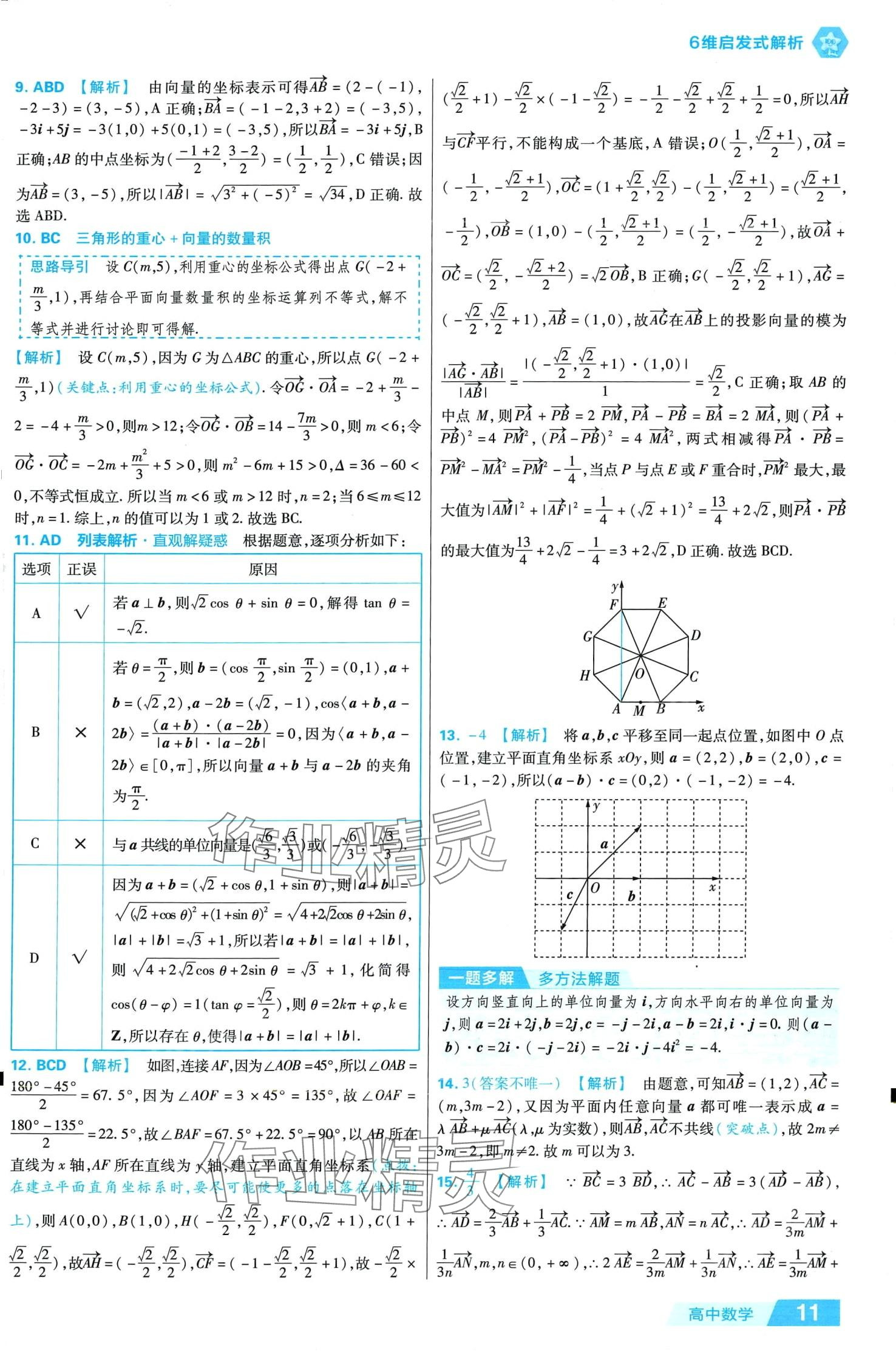 2024年金考卷活頁題選高中數(shù)學(xué)必修第二冊人教A版 第11頁