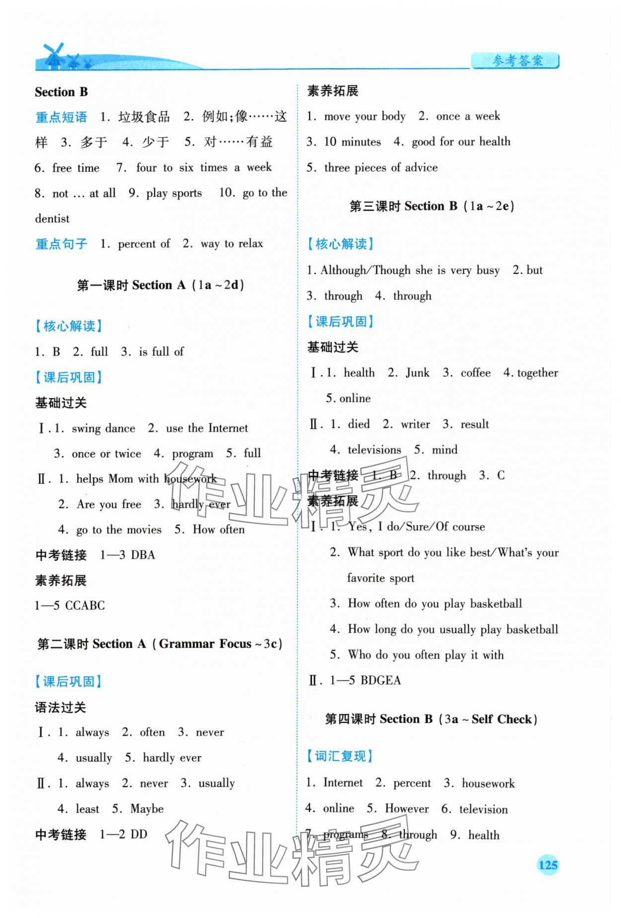 2024年績(jī)優(yōu)學(xué)案八年級(jí)英語(yǔ)上冊(cè)人教版 第3頁(yè)