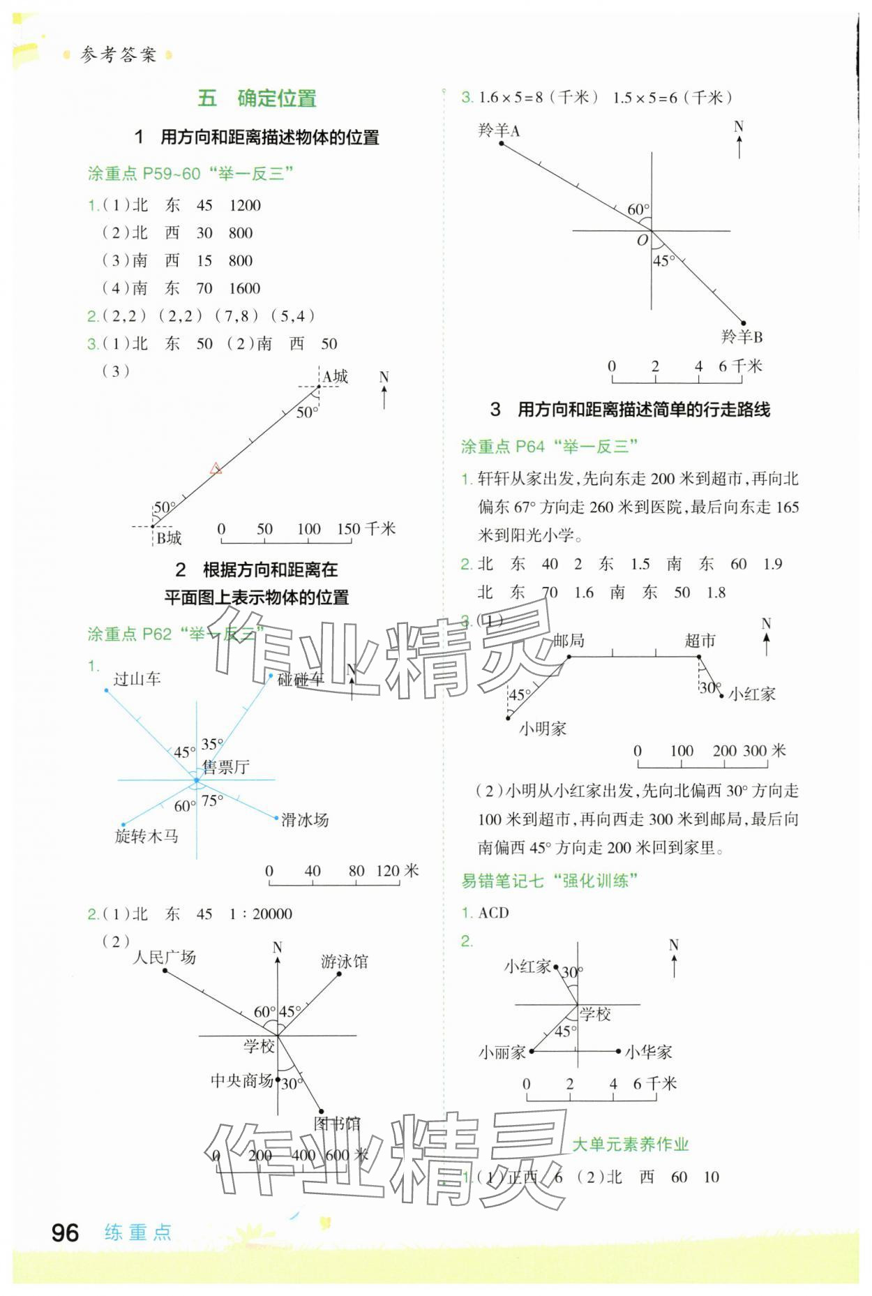 2024年涂重點六年級數(shù)學下冊蘇教版 第6頁