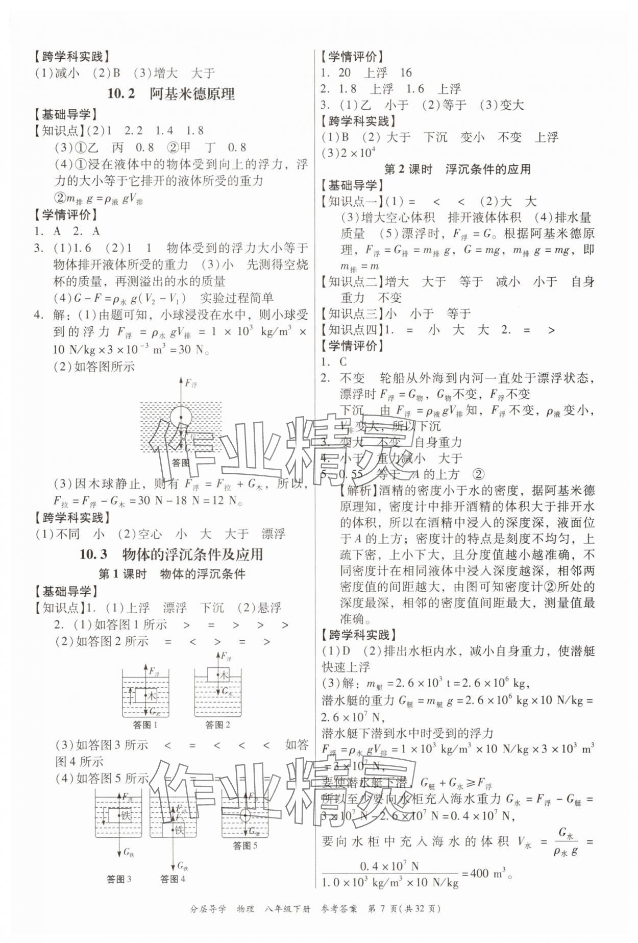 2025年分層導(dǎo)學(xué)八年級(jí)物理下冊(cè)人教版 第7頁(yè)