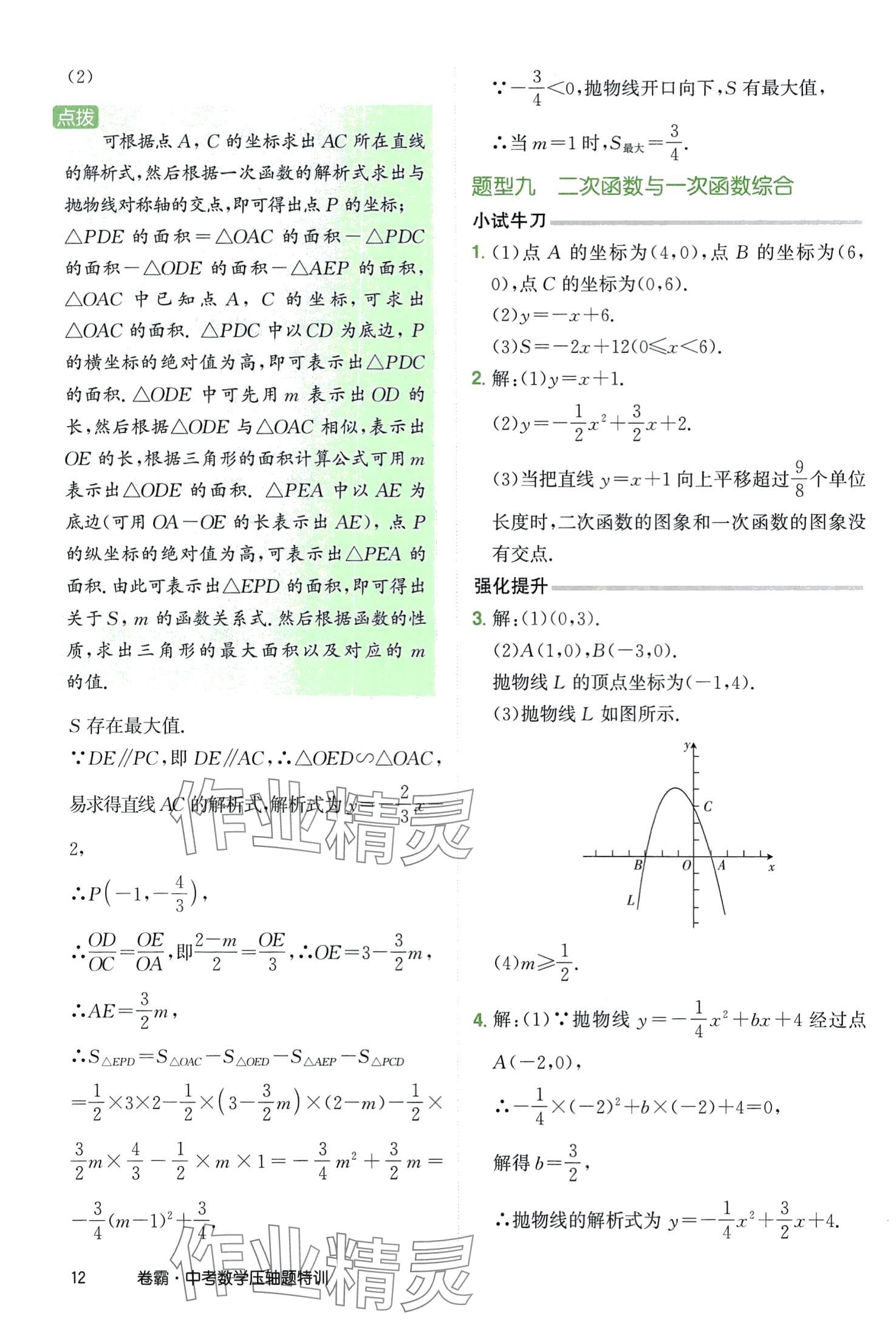 2024年金太陽教育卷霸壓軸題特訓(xùn)數(shù)學(xué)中考 第12頁