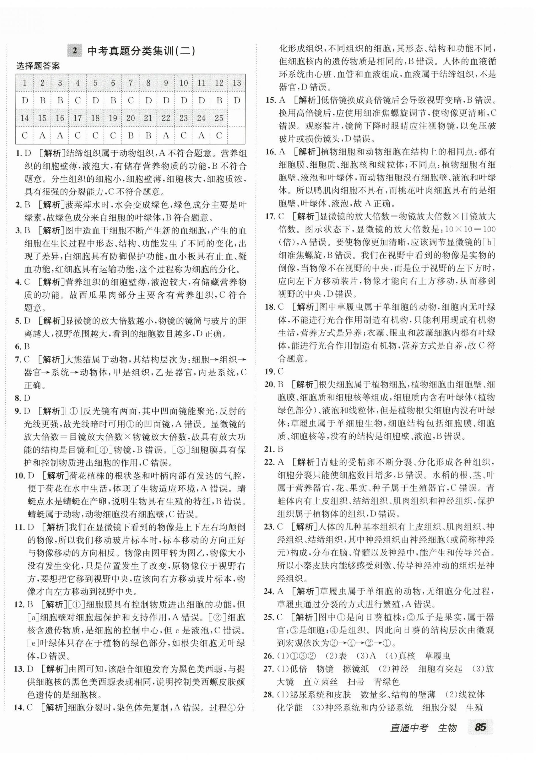 2025年神龍牛皮卷直通中考生物 第2頁