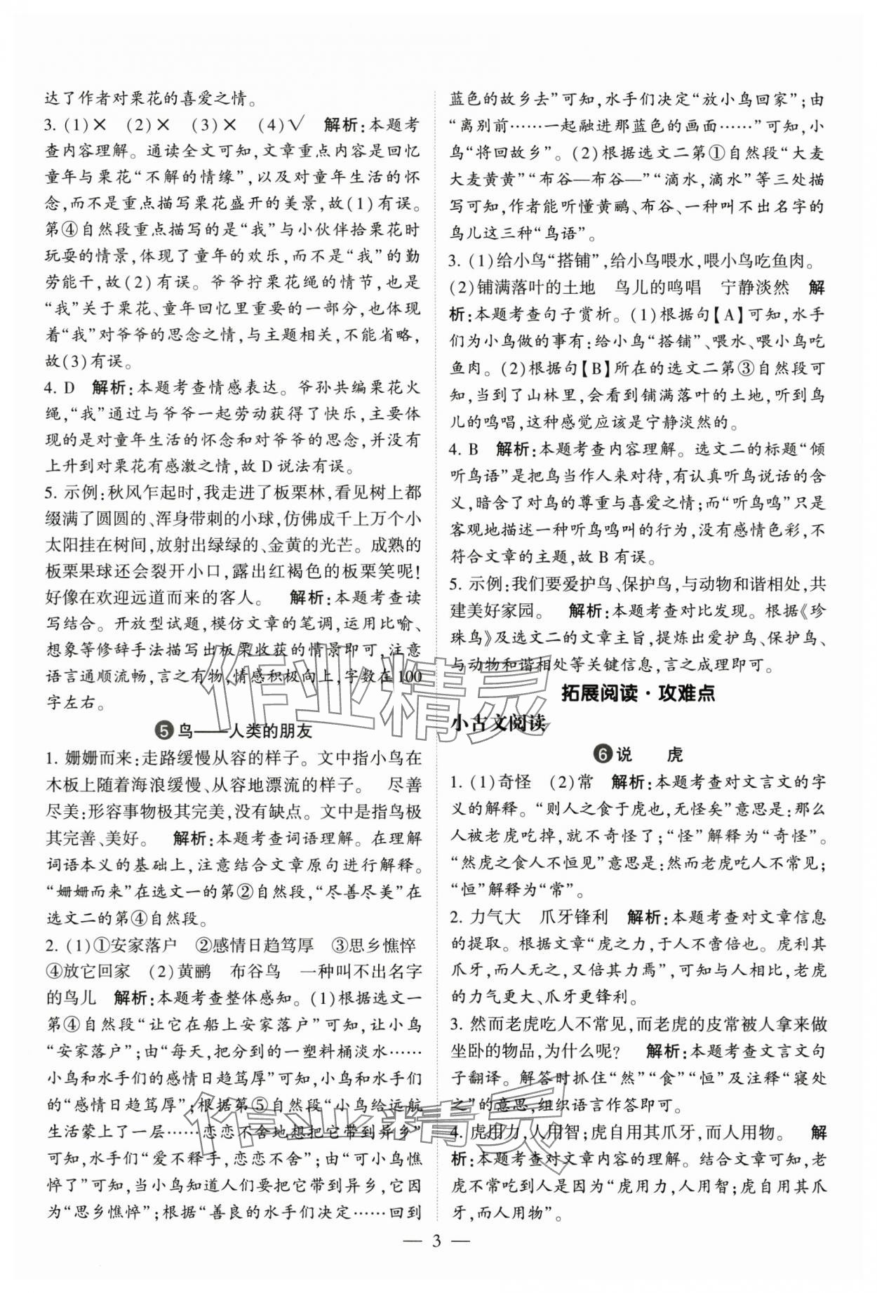 2024年經(jīng)綸學(xué)典學(xué)霸同步閱讀五年級語文上冊人教版 第3頁