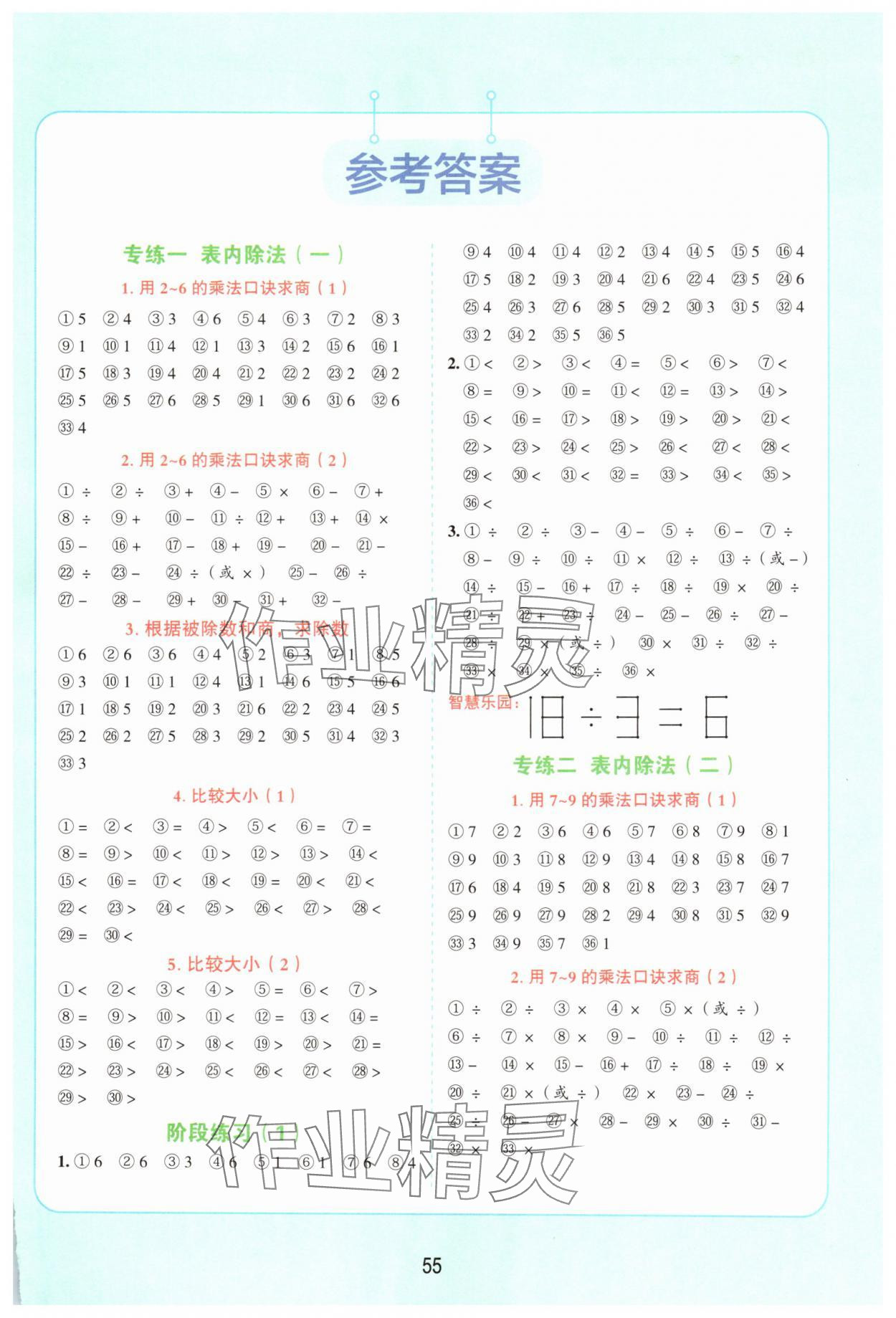 2025年易错题口算二年级数学下册人教版 第1页