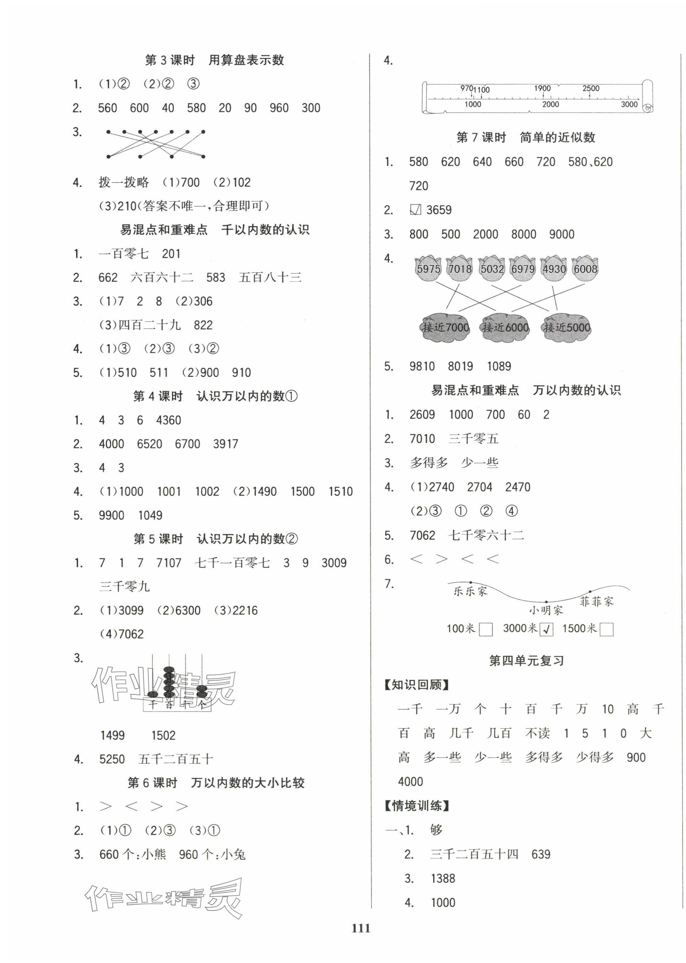 2025年学习辅导练习组合二年级数学下册苏教版贵州专版&nbsp;第3页