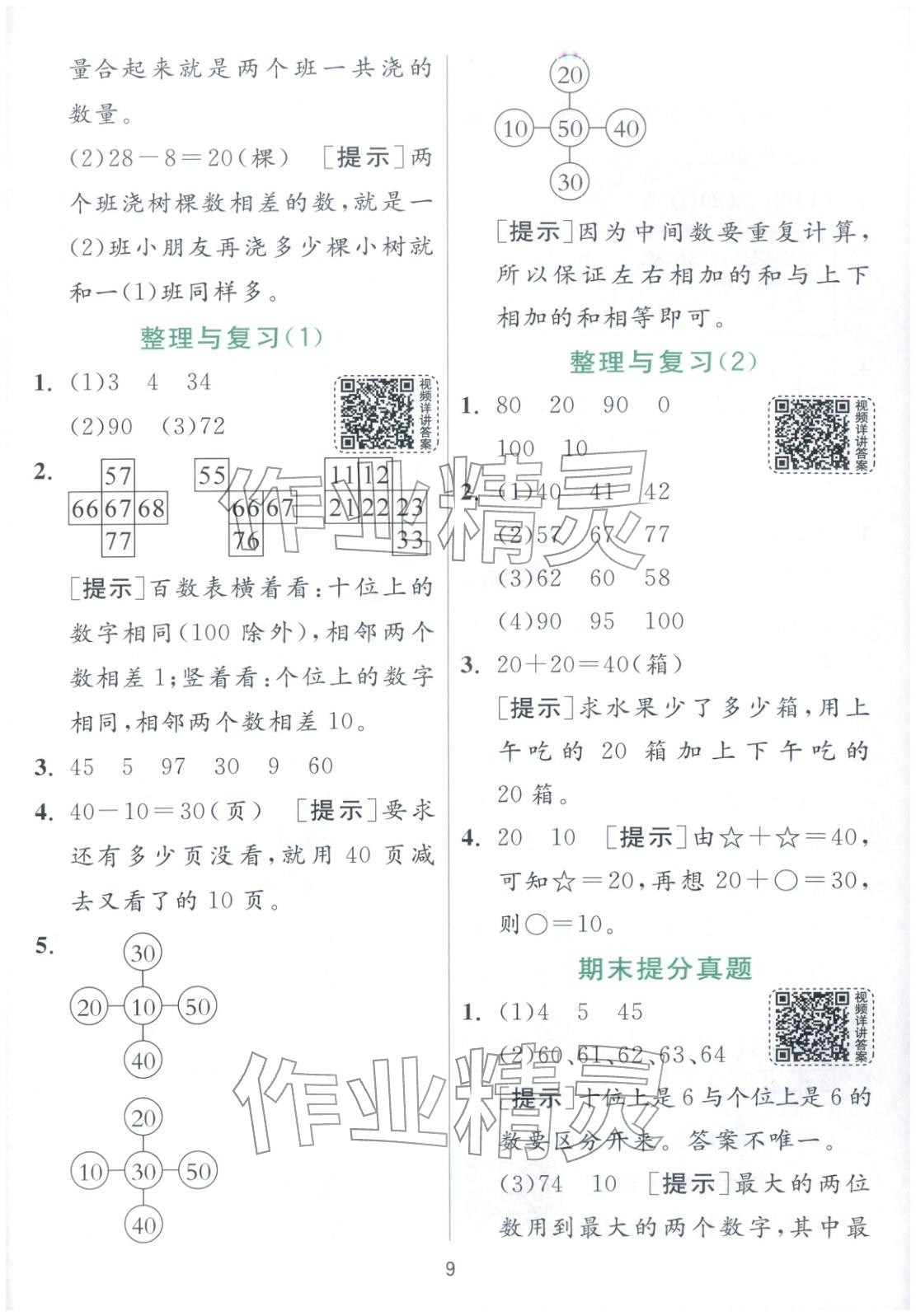 2026年實(shí)驗(yàn)班提優(yōu)訓(xùn)練一年級數(shù)學(xué)下冊北京版&nbsp;第9頁