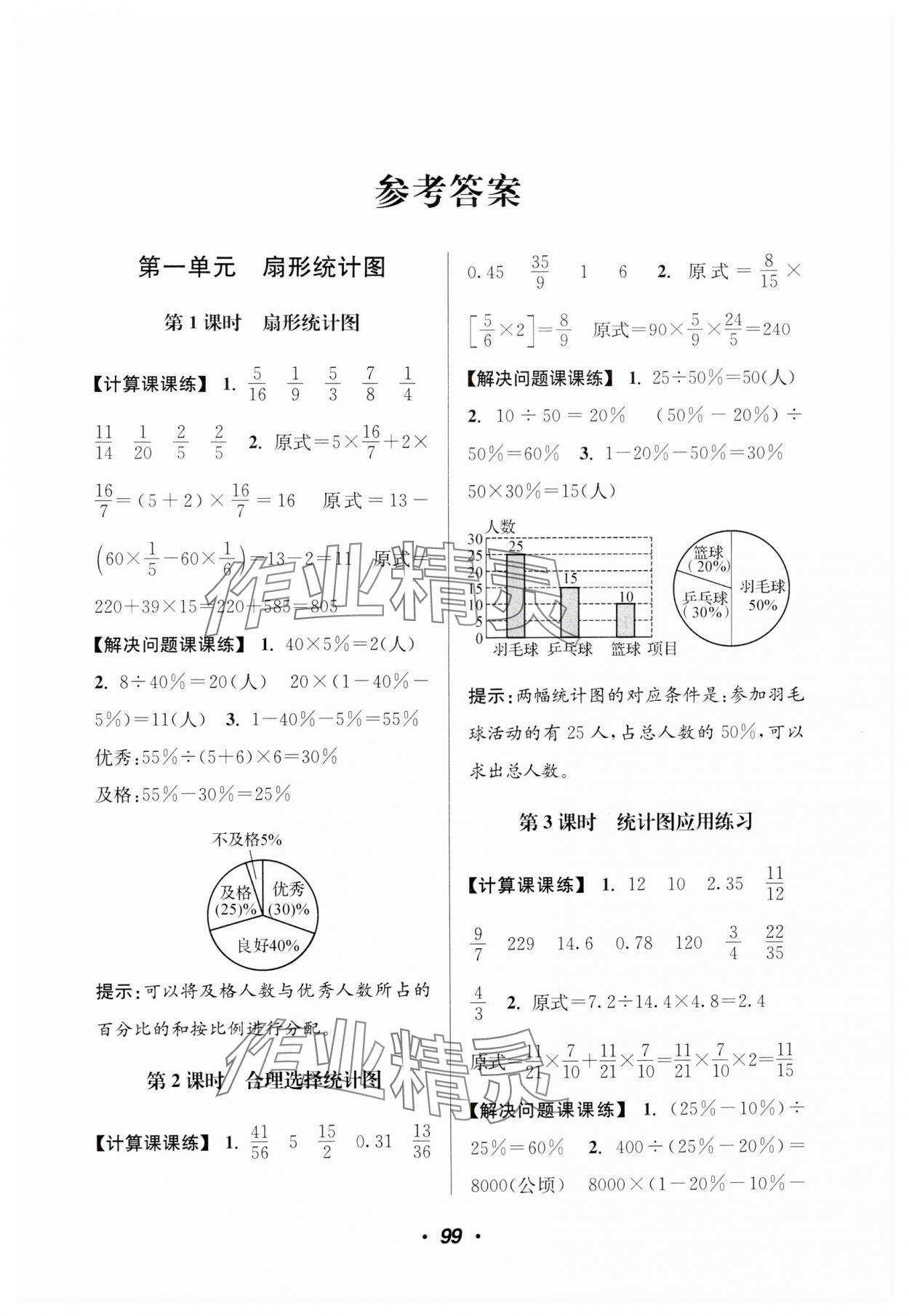 2025年超能學典計算加解決問題六年級數學下冊蘇教版 第1頁