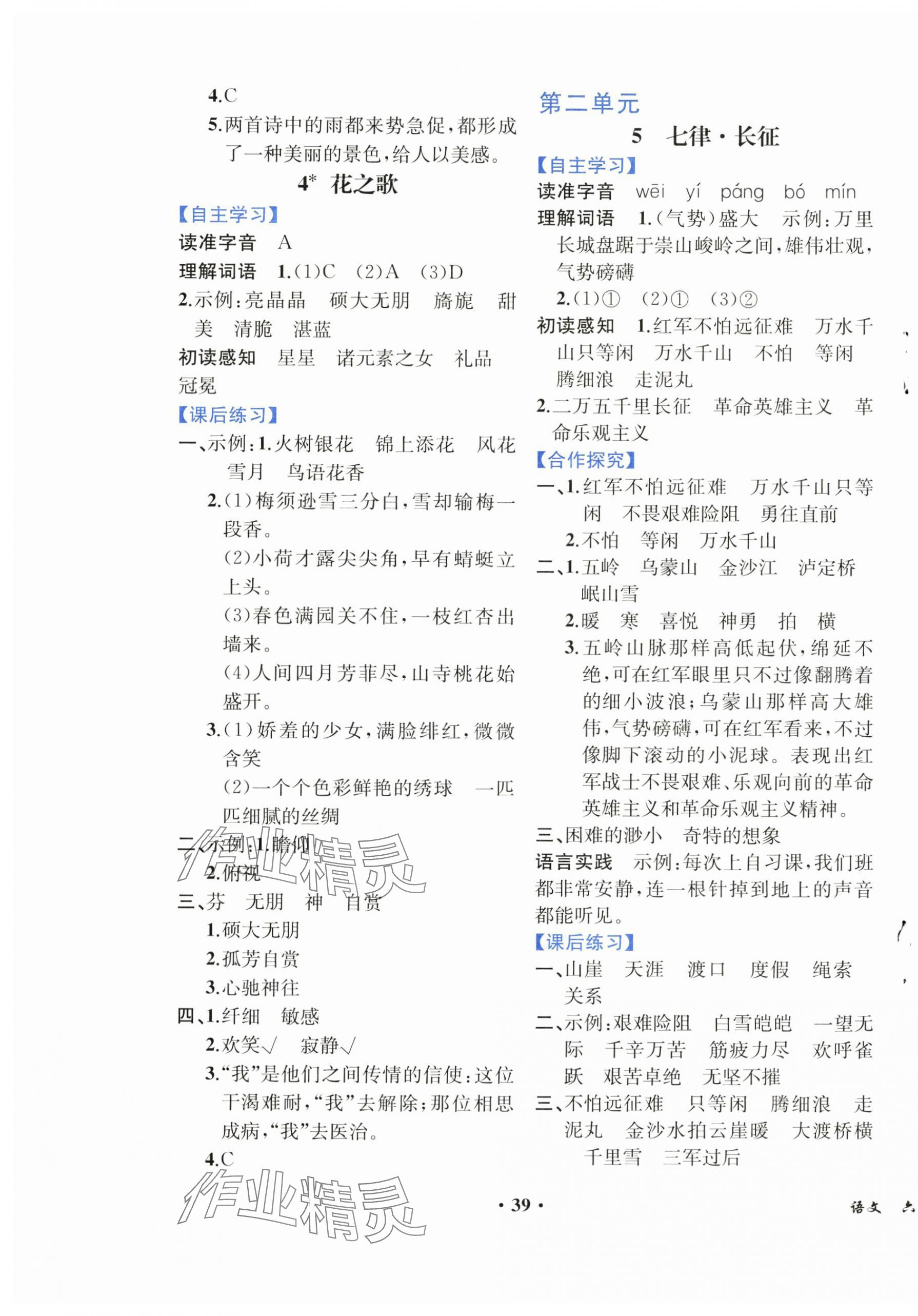 2025年胜券在握同步解析与测评六年级语文上册人教版重庆专版 第3页