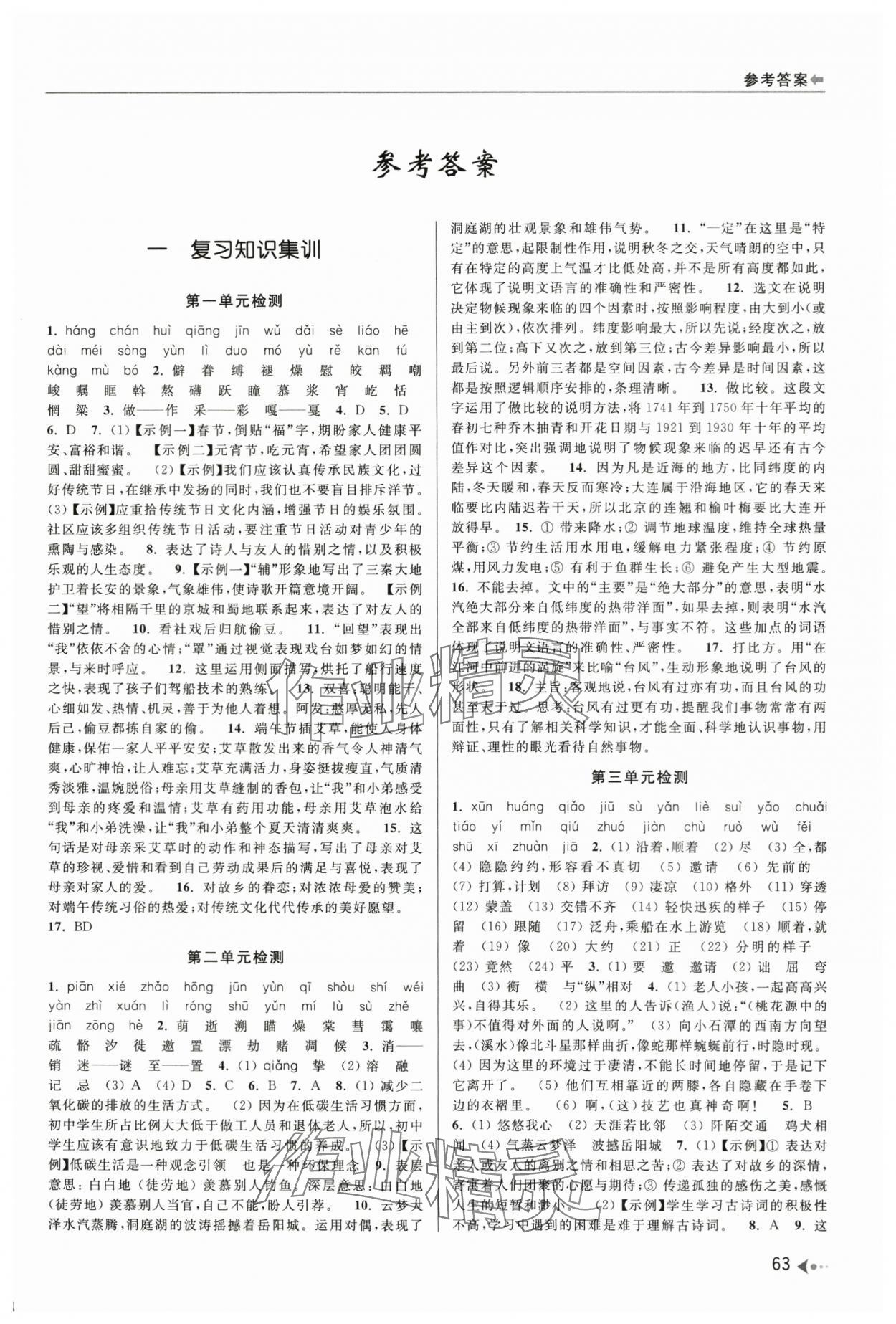 2025年暑期銜接培優(yōu)集訓(xùn)八年級升九年級語文 第1頁