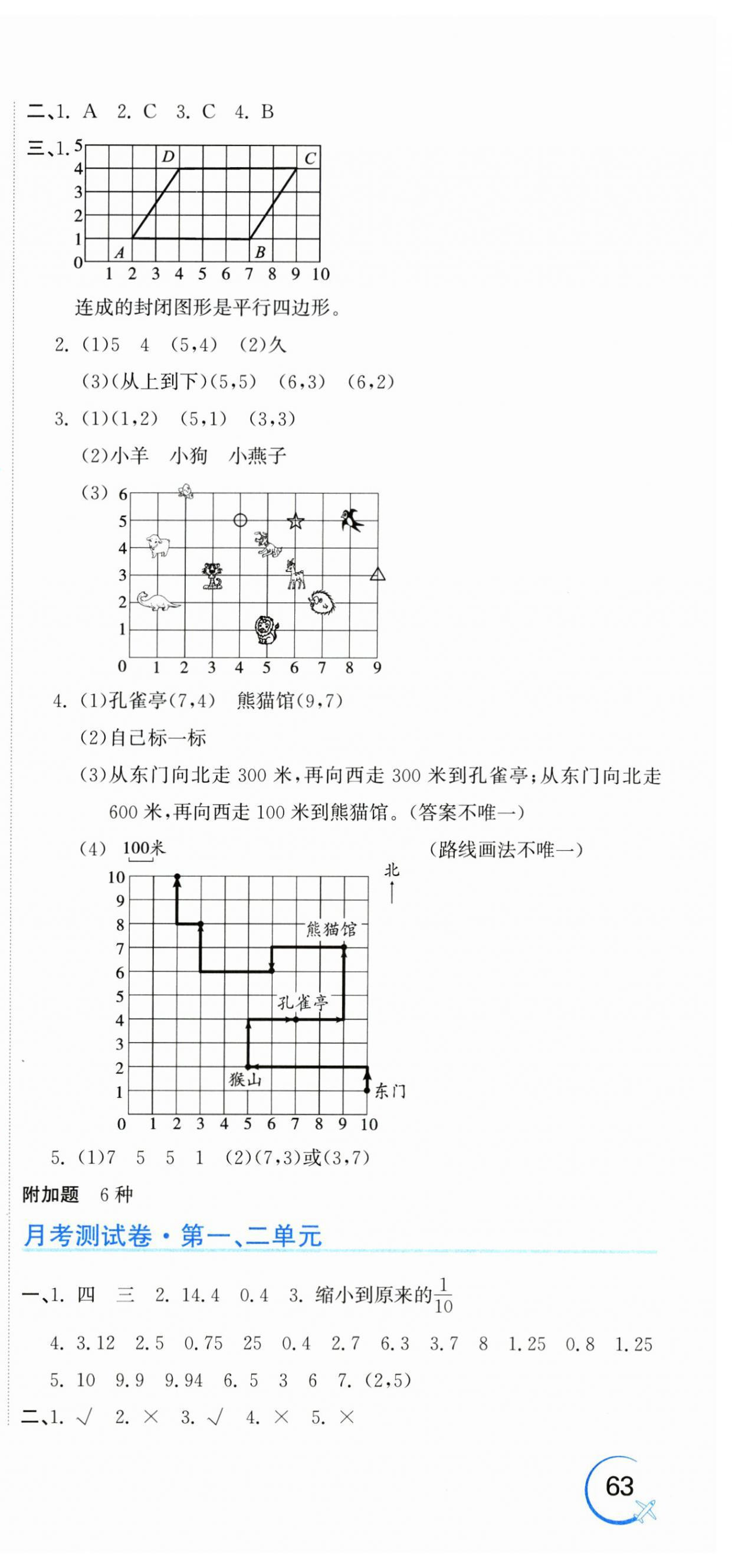 2025年新目标检测同步单元测试卷五年级数学上册人教版 第3页