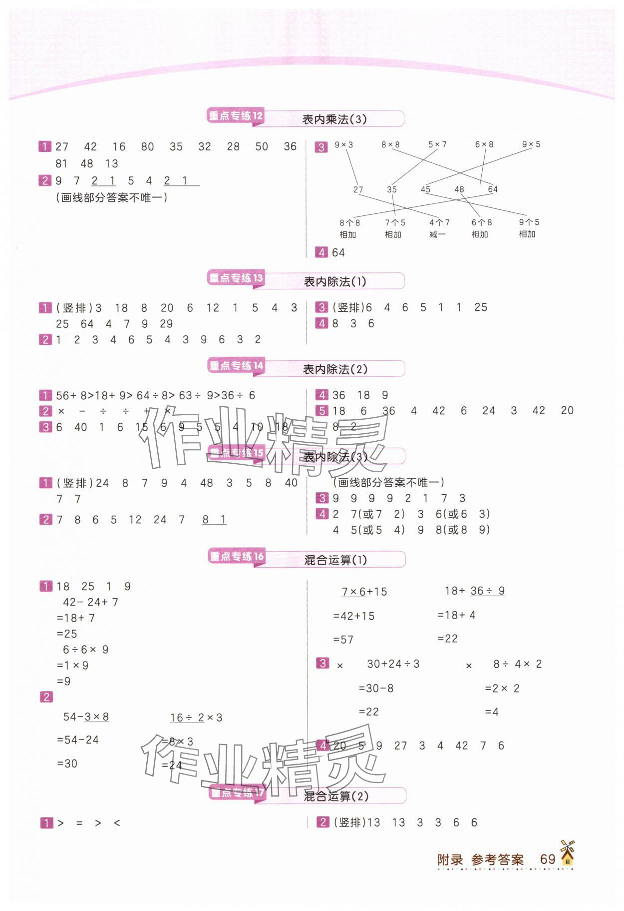 2025年8分鐘暑假重點(diǎn)題二年級(jí)數(shù)學(xué)人教版&nbsp;第3頁