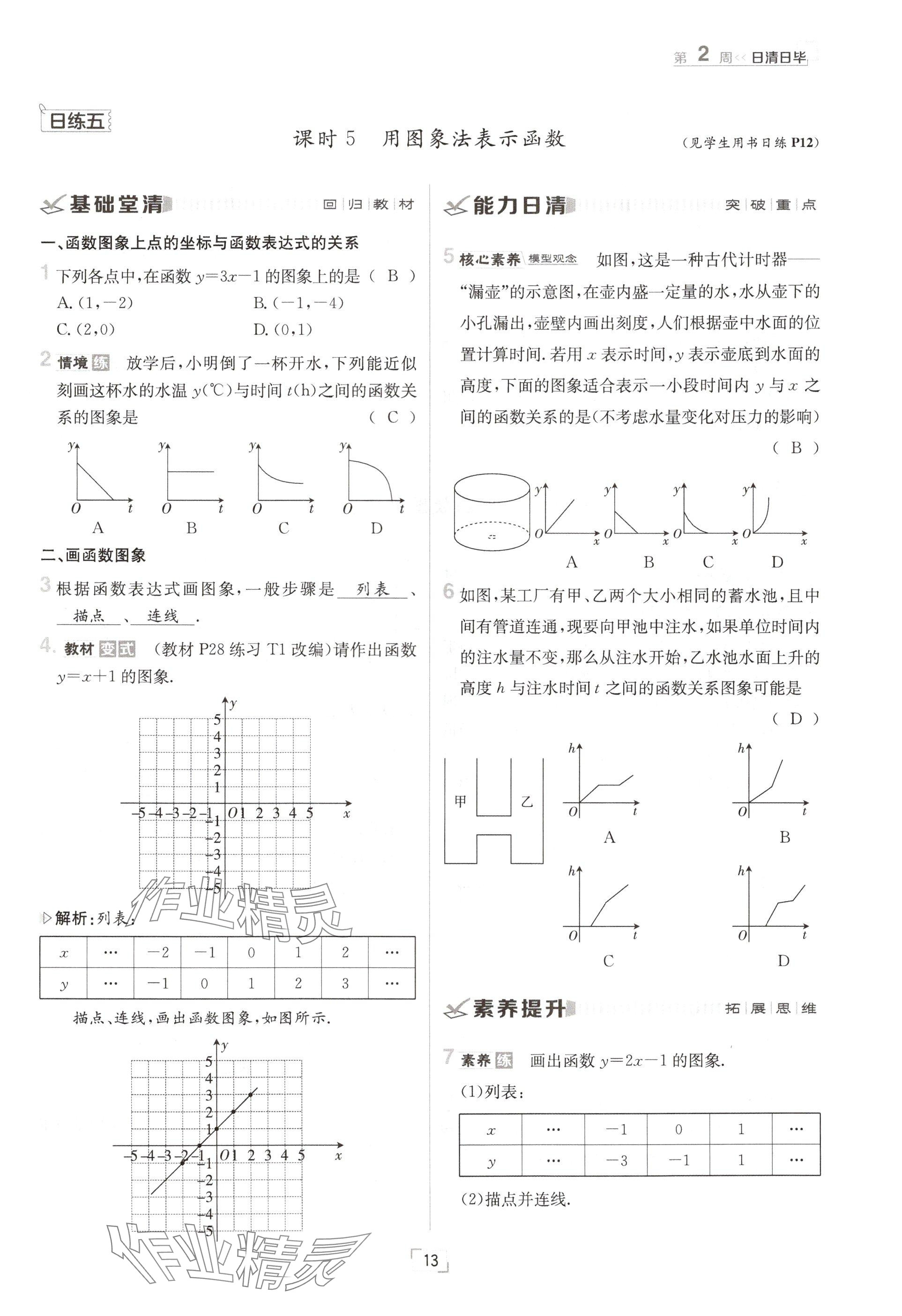 2024年日清周練八年級(jí)數(shù)學(xué)上冊(cè)滬科版 參考答案第25頁(yè)