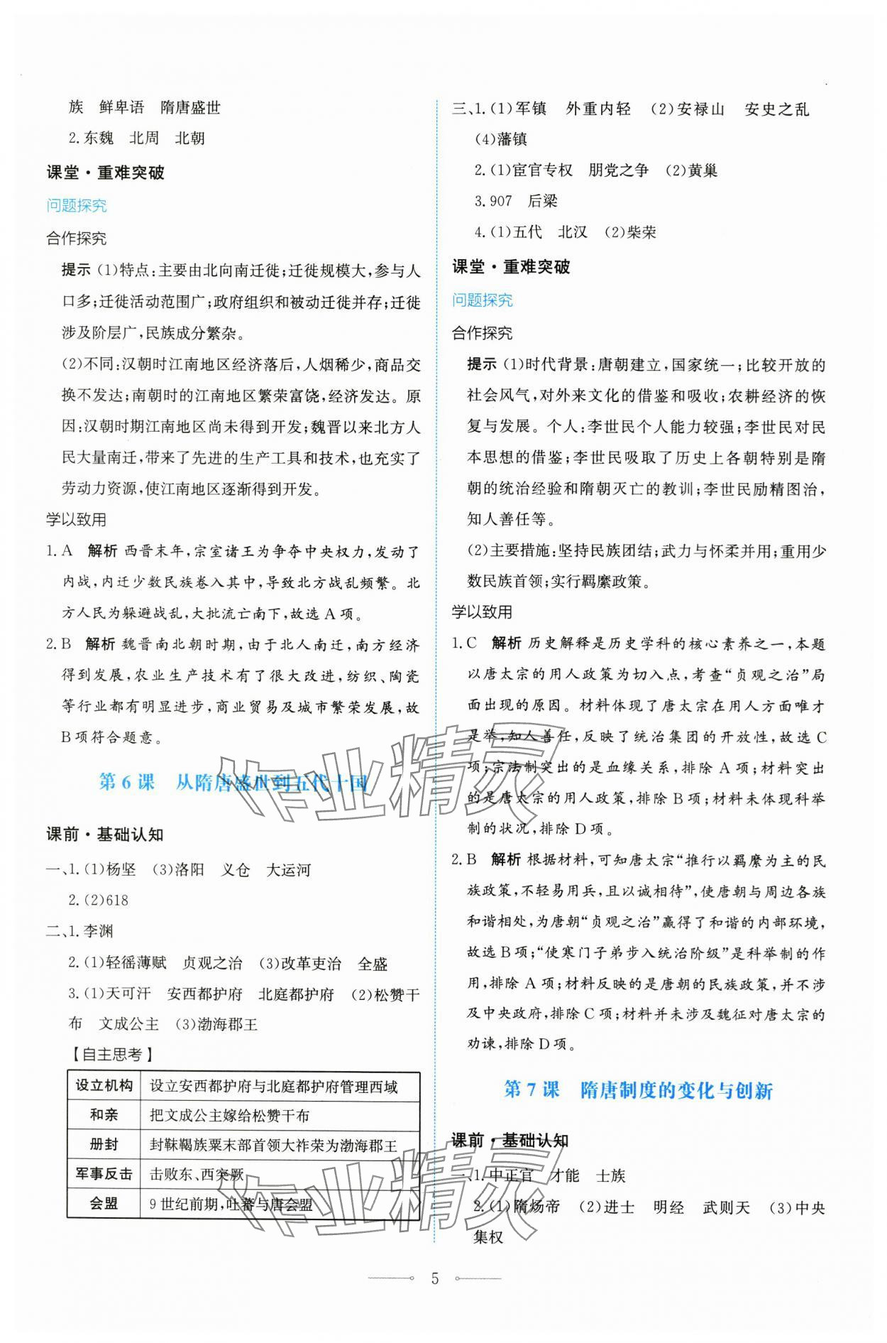 2024年志鴻優(yōu)化贏在課堂高中歷史必修上冊人教版 第5頁