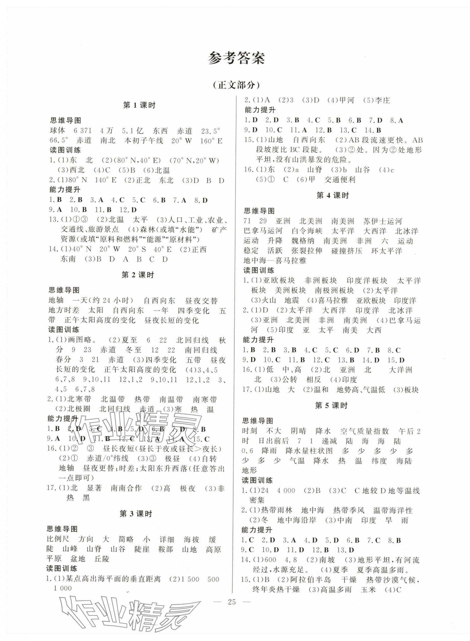 2024年學考總復習方略地理人教版江西專版 第1頁