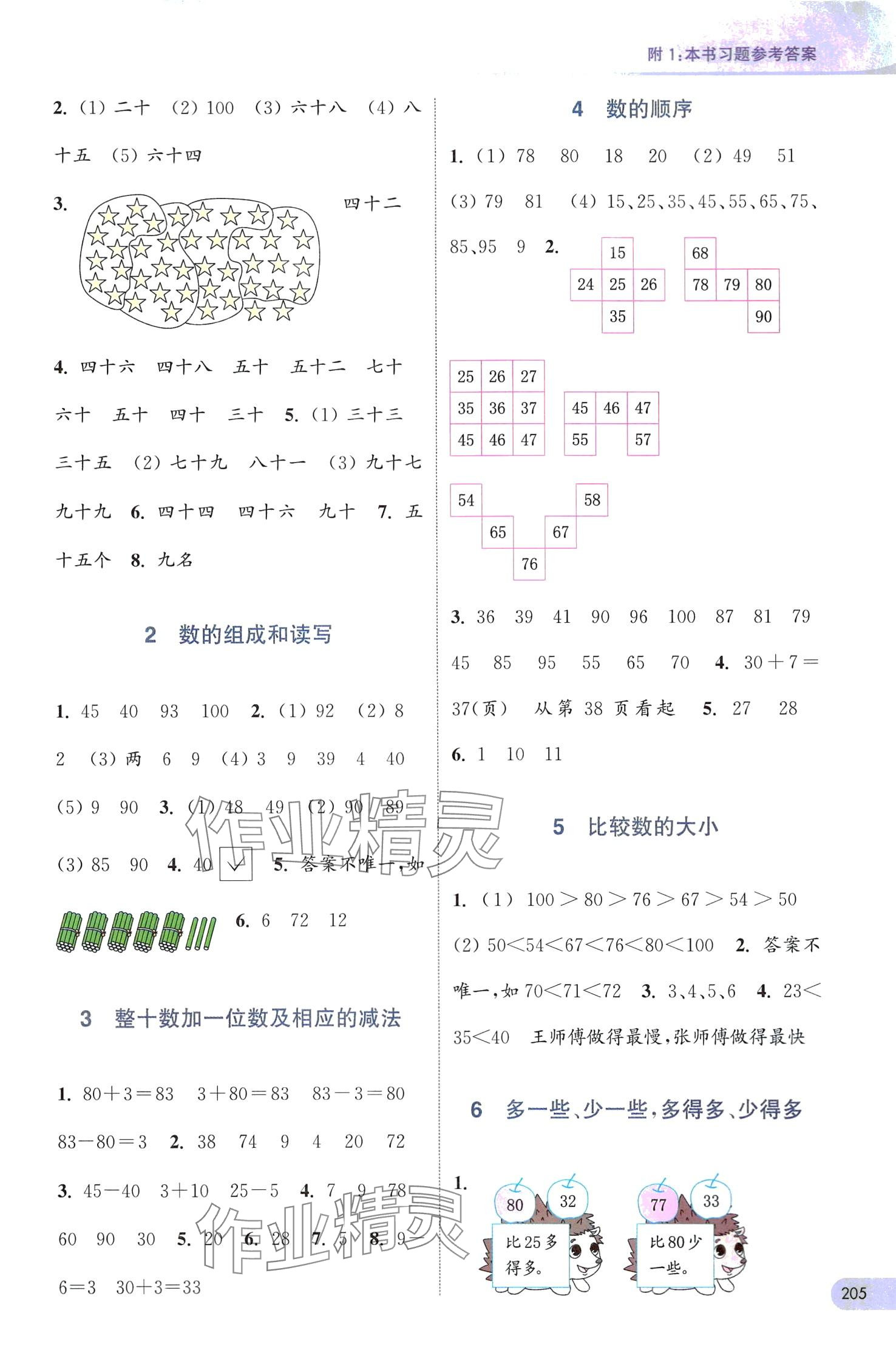 2024年通城学典非常课课通一年级数学下册苏教版 第3页