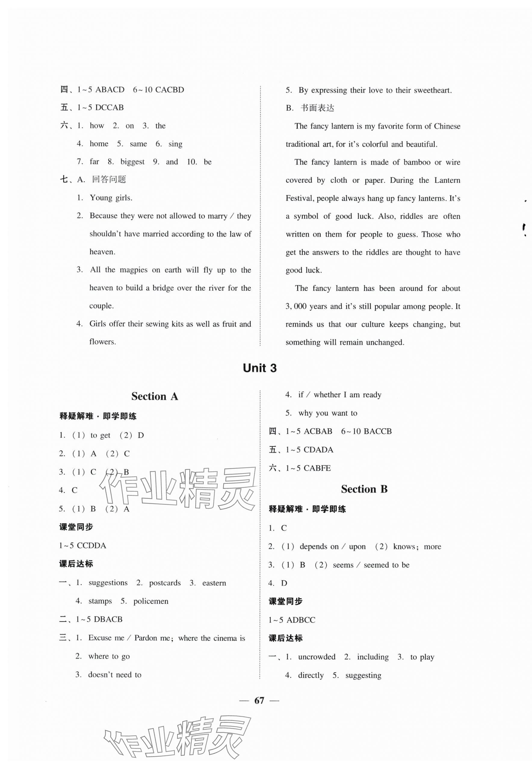 2025年南粤学典学考精练九年级英语全一册人教版 第3页