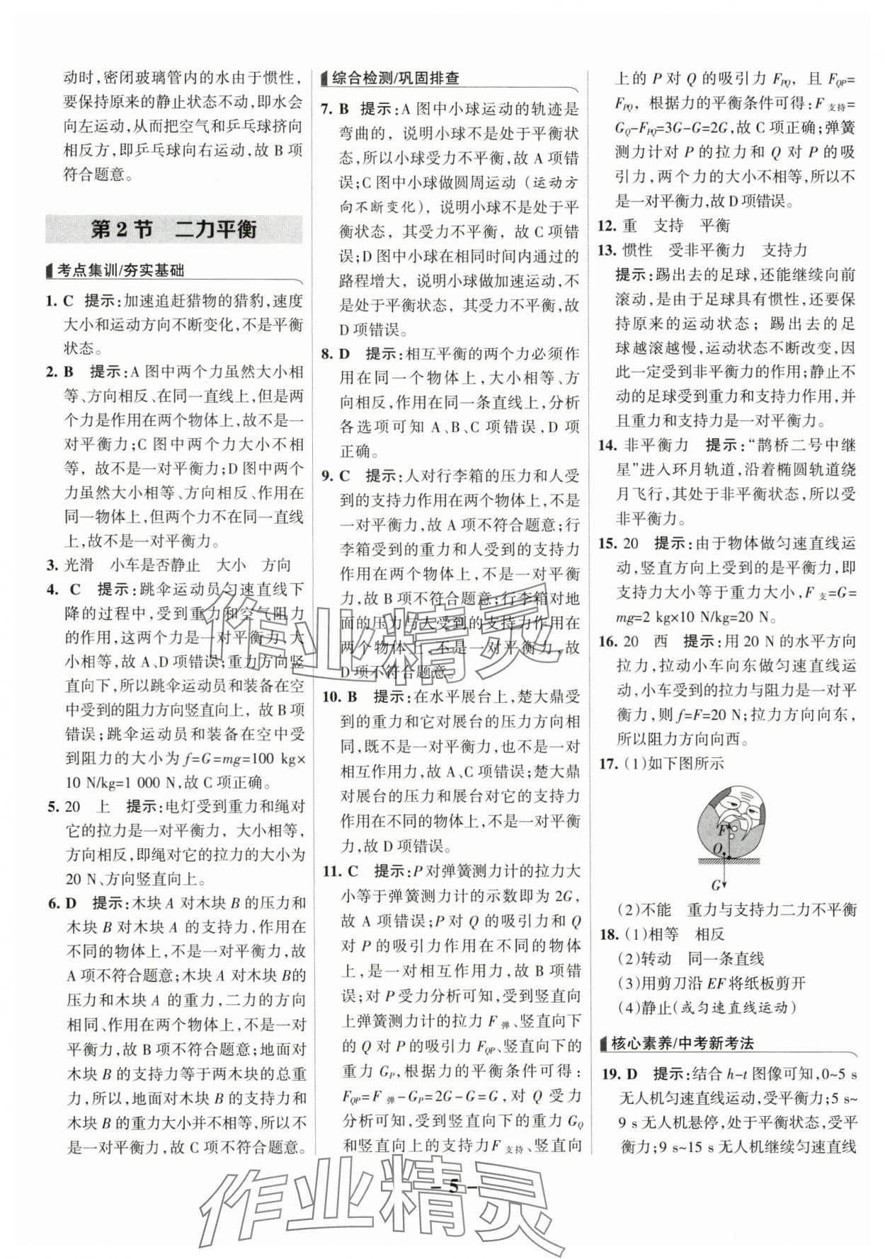 2025年全優課堂考點集訓與滿分備考八年級物理下冊人教版 第5頁