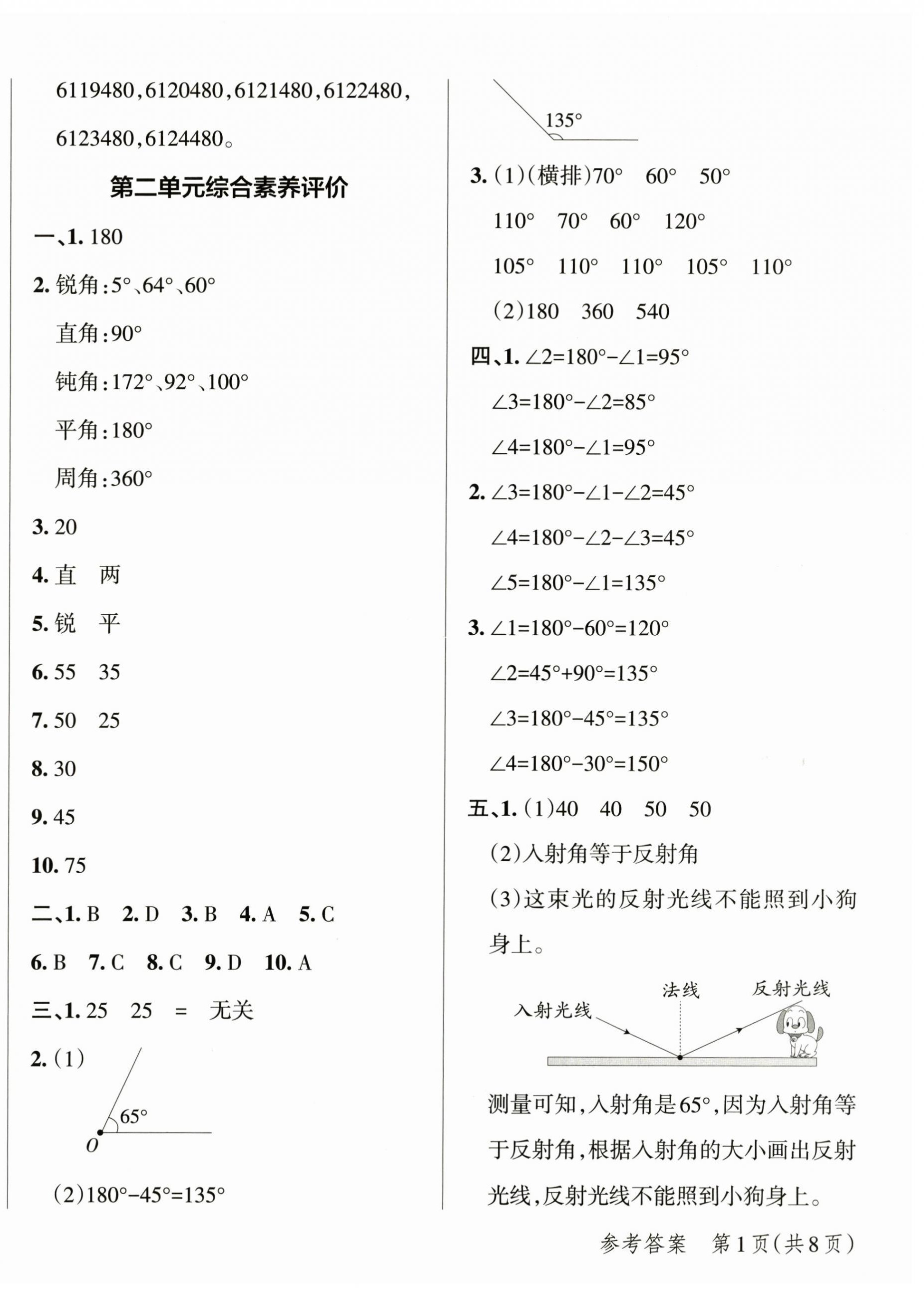 2026年绿卡小学提优特训卷四年级数学上册人教版&nbsp;第2页