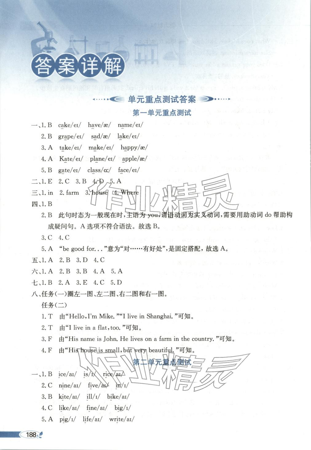 2025年教材全解四年级英语上册沪教版 第1页
