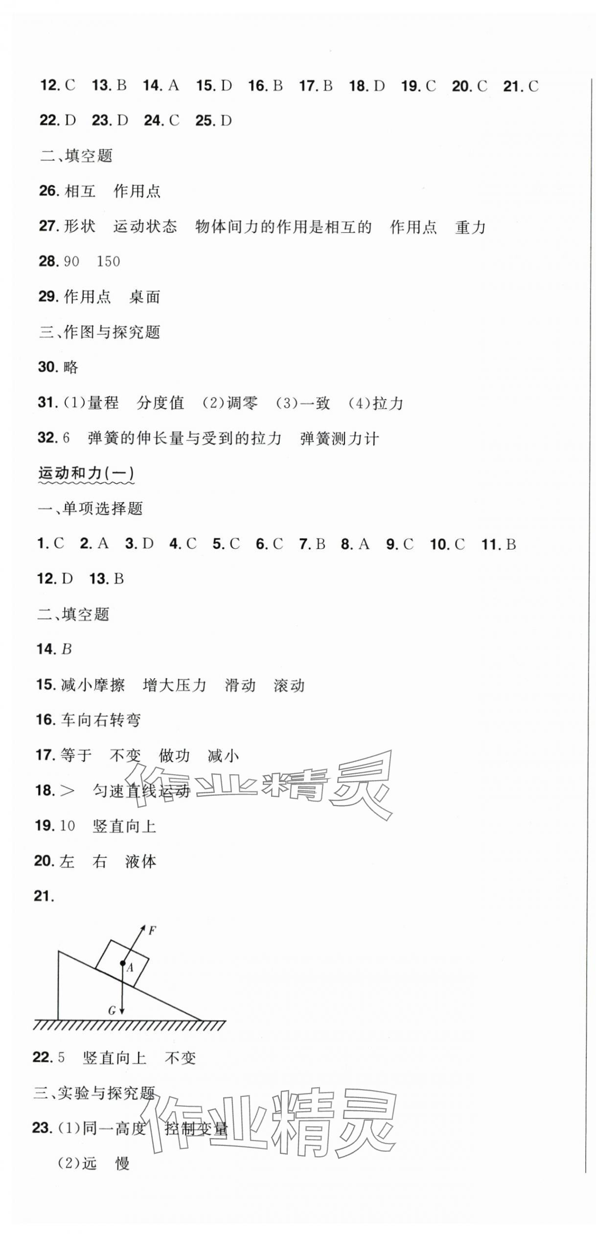 2024年中考1號中考總復(fù)習(xí)單元專項過關(guān)卷物理吉林專版 第7頁