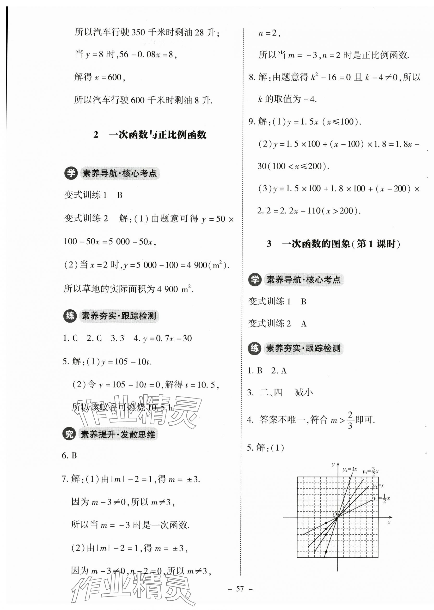 2024年同步练习册北京师范大学出版社八年级数学上册北师大版 参考答案第13页