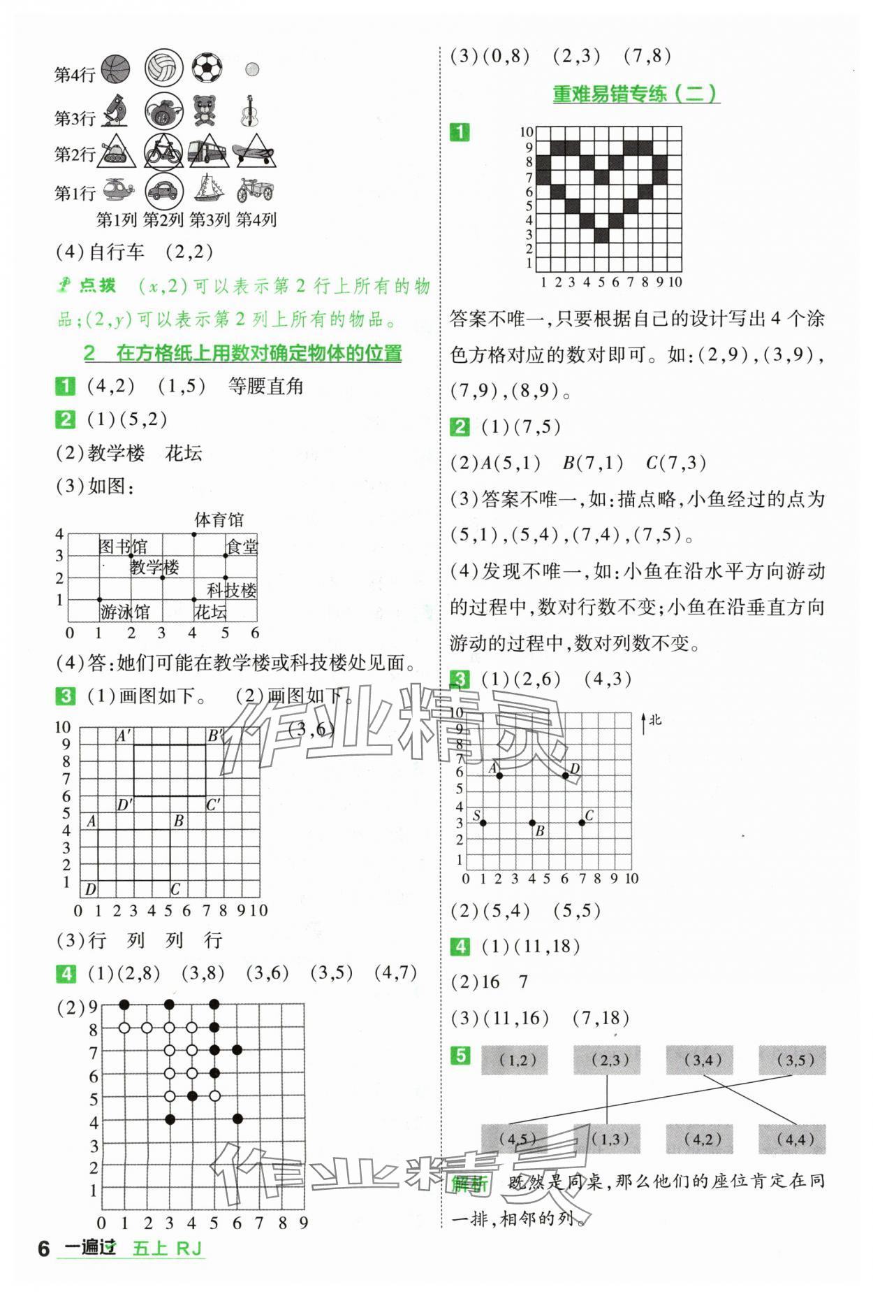 2024年一遍過五年級小學(xué)數(shù)學(xué)上冊人教版 參考答案第6頁