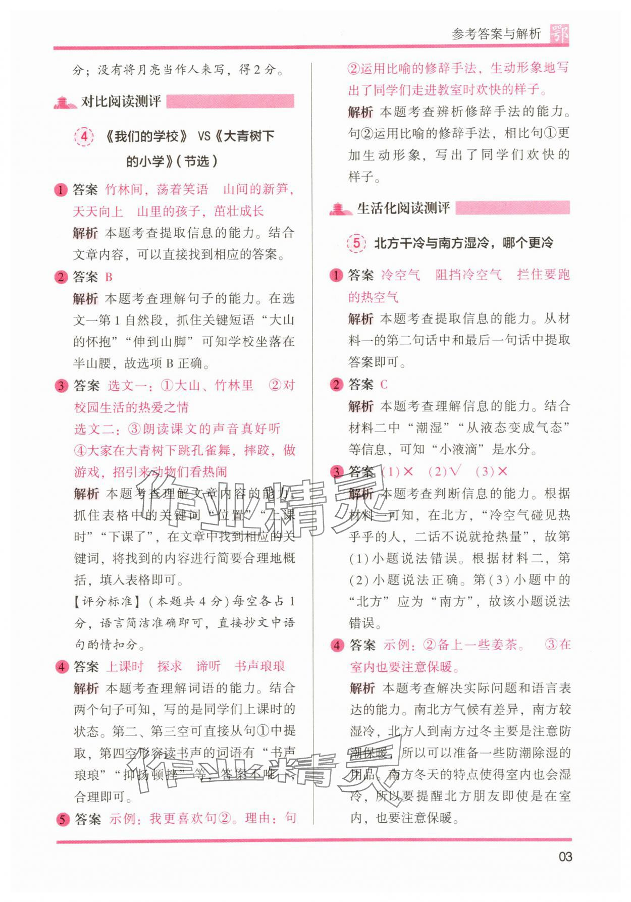 2025年木頭馬閱讀力測(cè)評(píng)三年級(jí)語(yǔ)文人教版A版武漢專版 第3頁(yè)