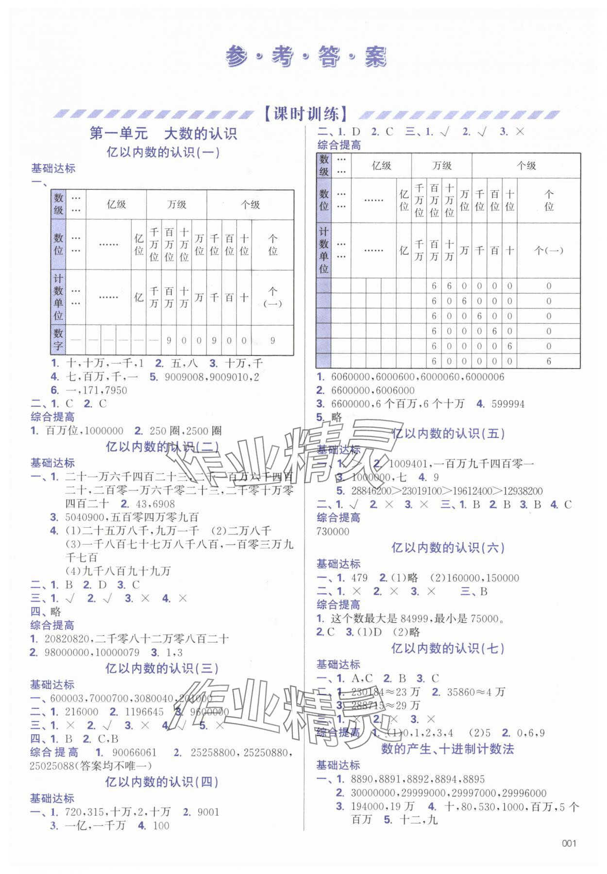2025年学习质量监测四年级数学上册人教版 第1页
