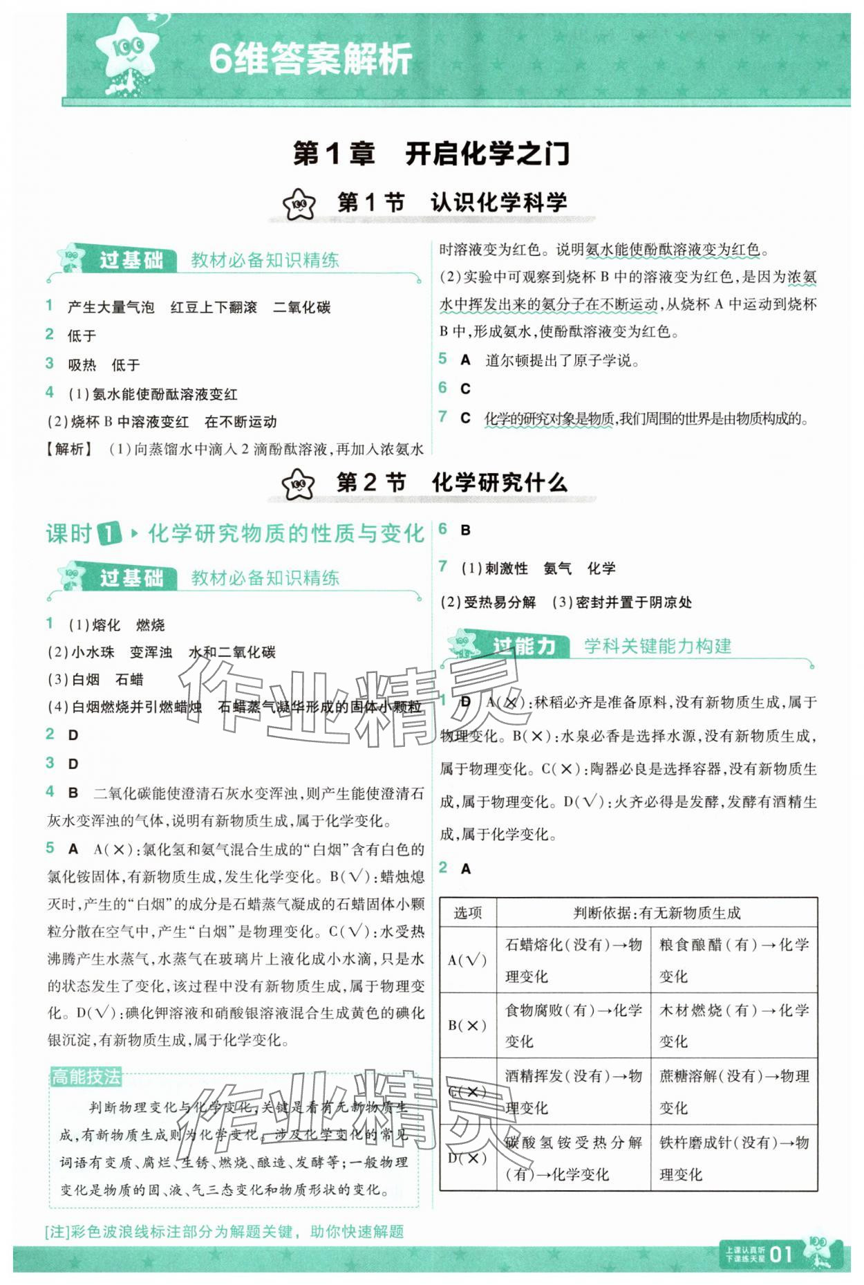 2025年一遍過九年級(jí)化學(xué)上冊(cè)滬教版 第1頁