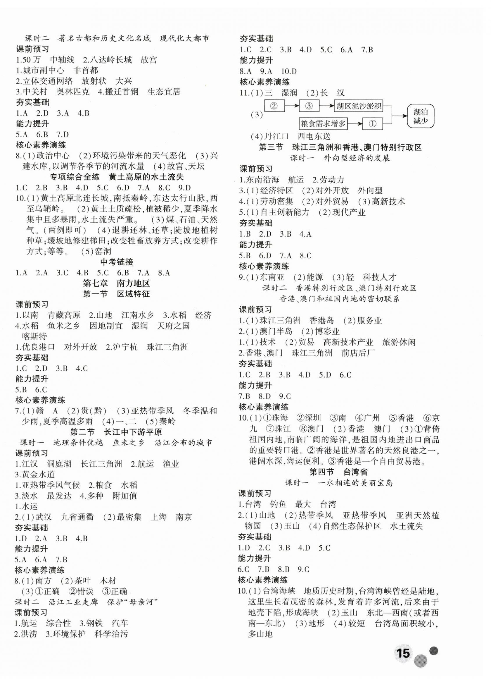 2025年创新课堂创新作业本八年级地理下册商务星球版 第2页