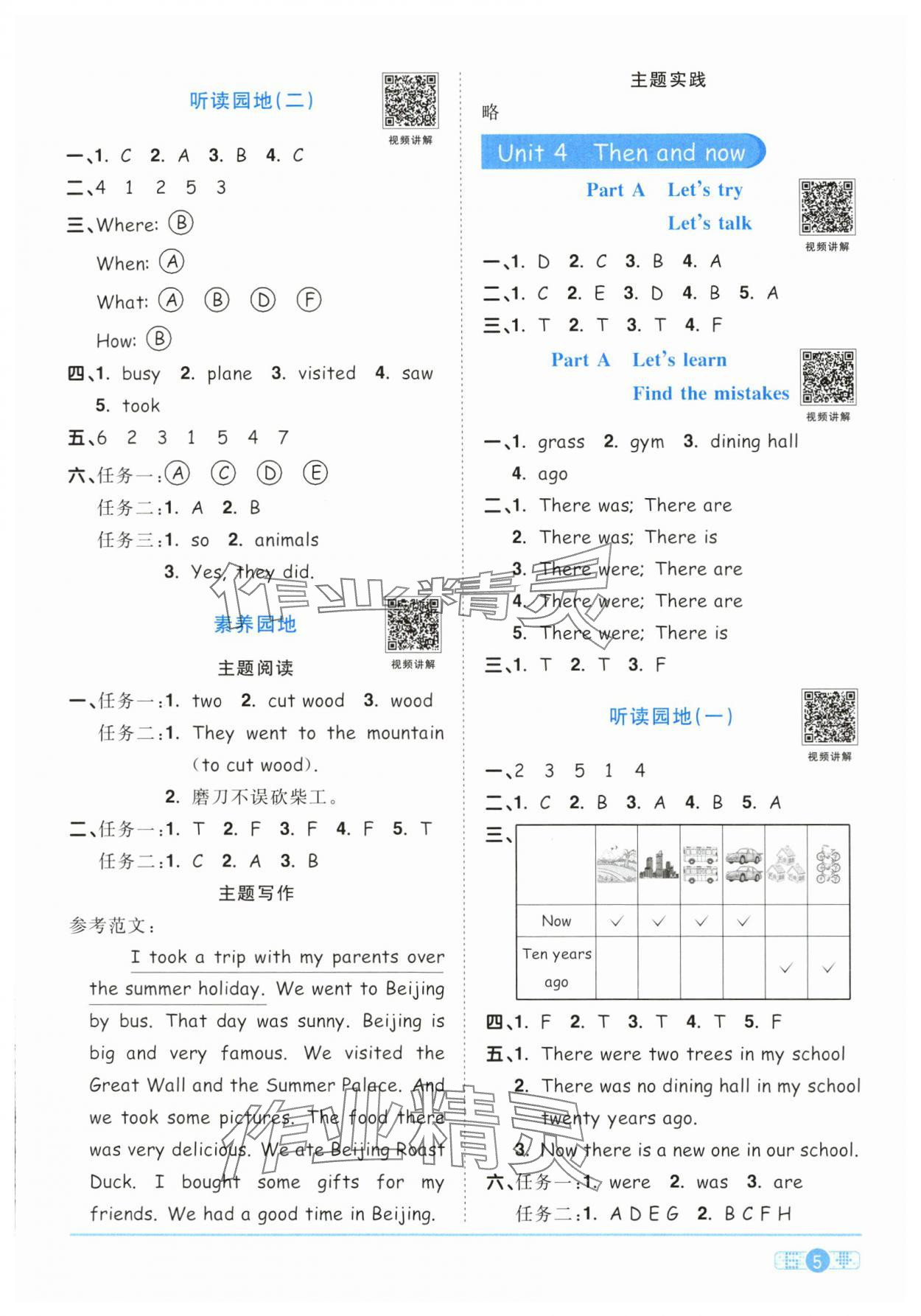 2024年陽光同學(xué)課時(shí)達(dá)標(biāo)訓(xùn)練六年級(jí)英語下冊(cè)人教PEP版浙江專版 第5頁